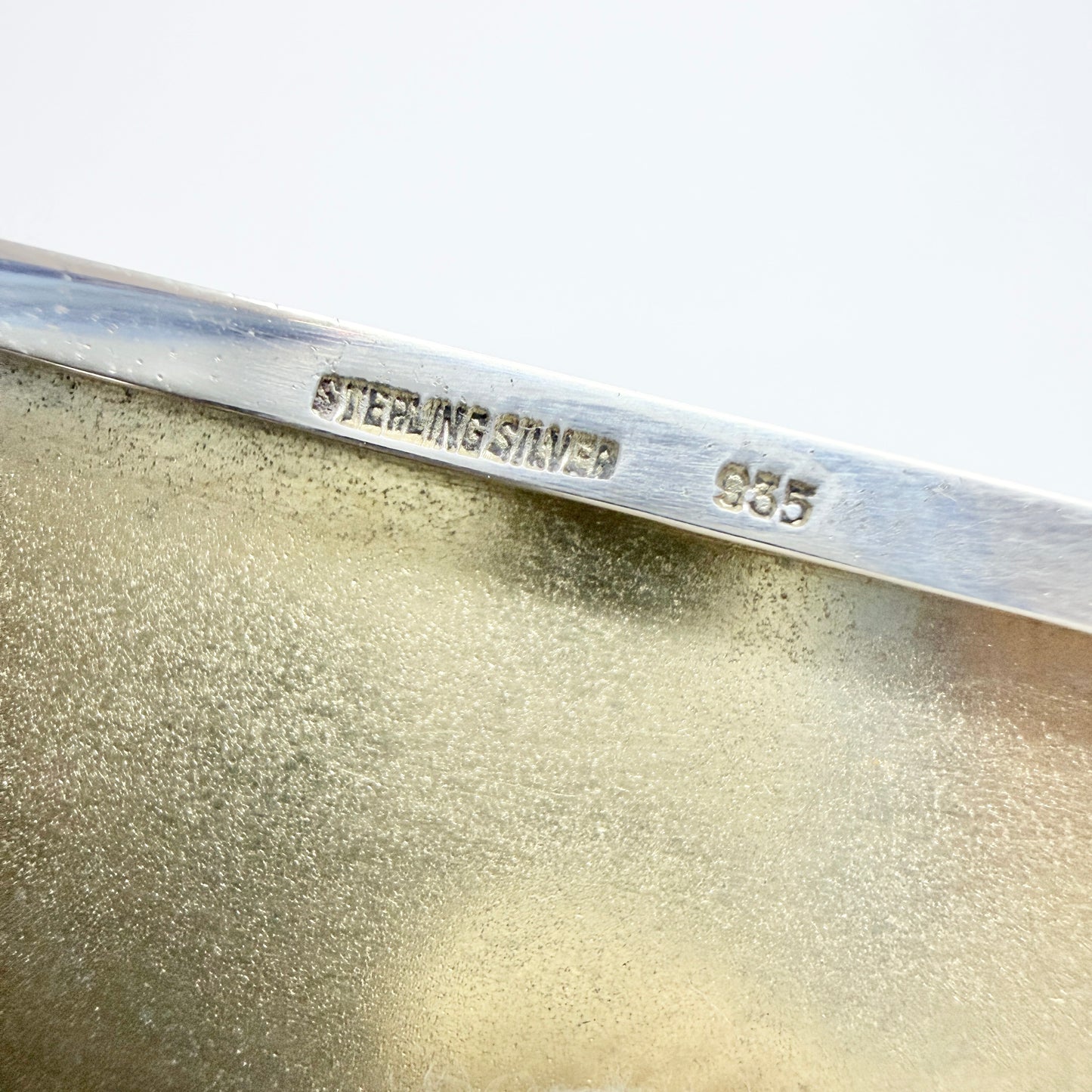 Austria ca 1930. Vintage Art Deco Sterling 935 Silver Cigarette Case.