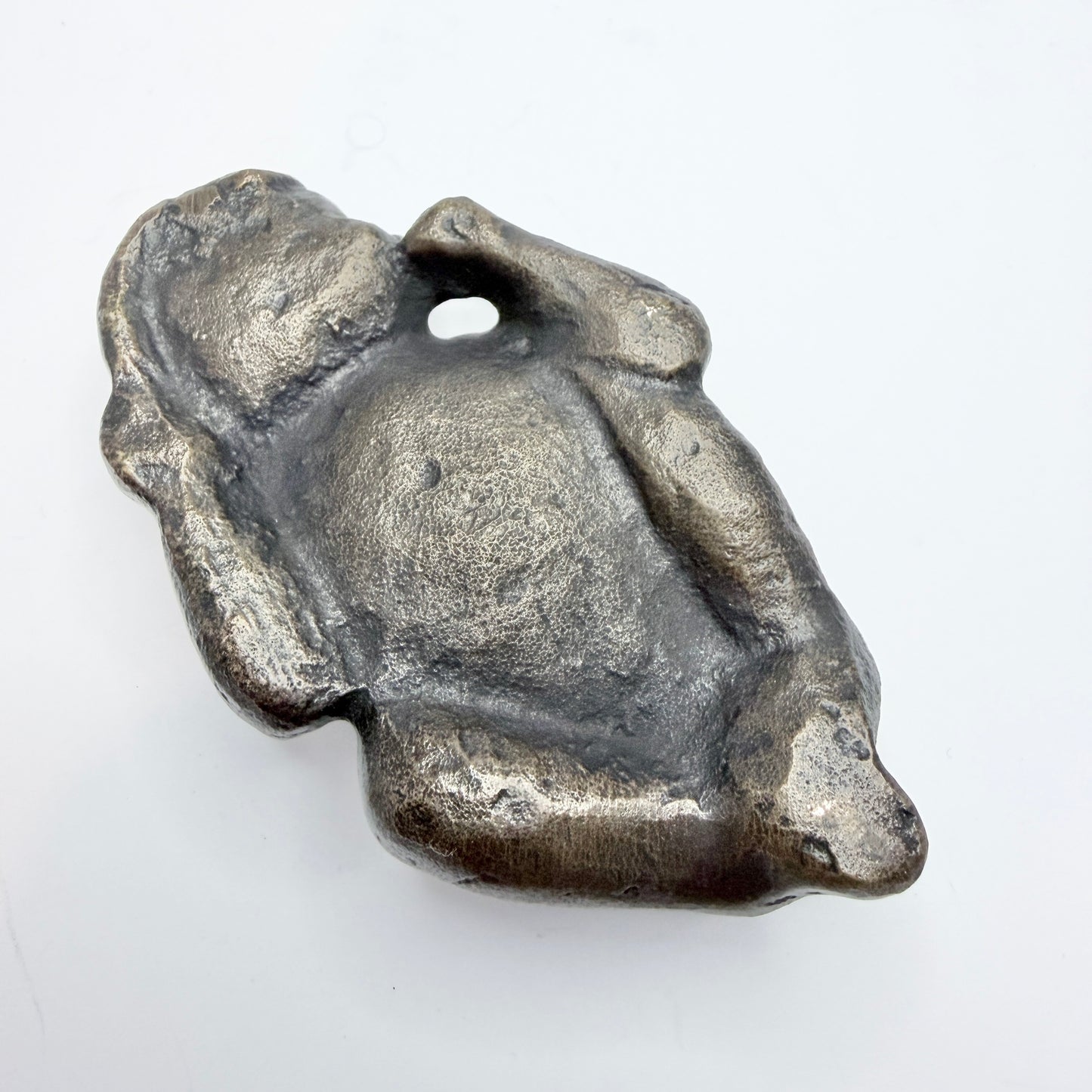 Vintage / Antique Bronze Sculpture Paperweight. Sleeping Child.