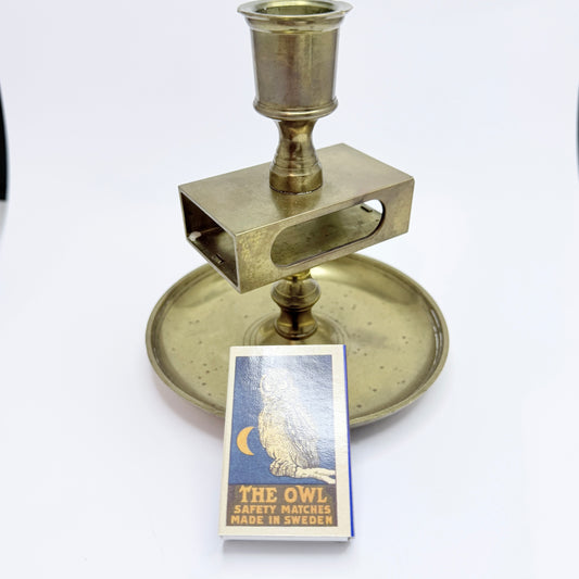 Skultuna, Sweden. Vintage Brass Candlestick.