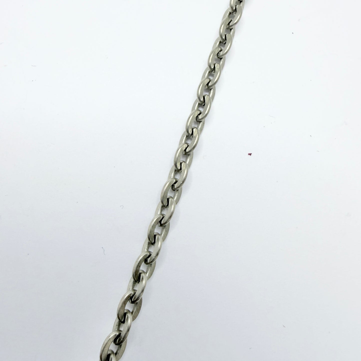 Sweden 1970s. Bold Vintage Brutalist Pewter Blue Resin Pendant Necklace.