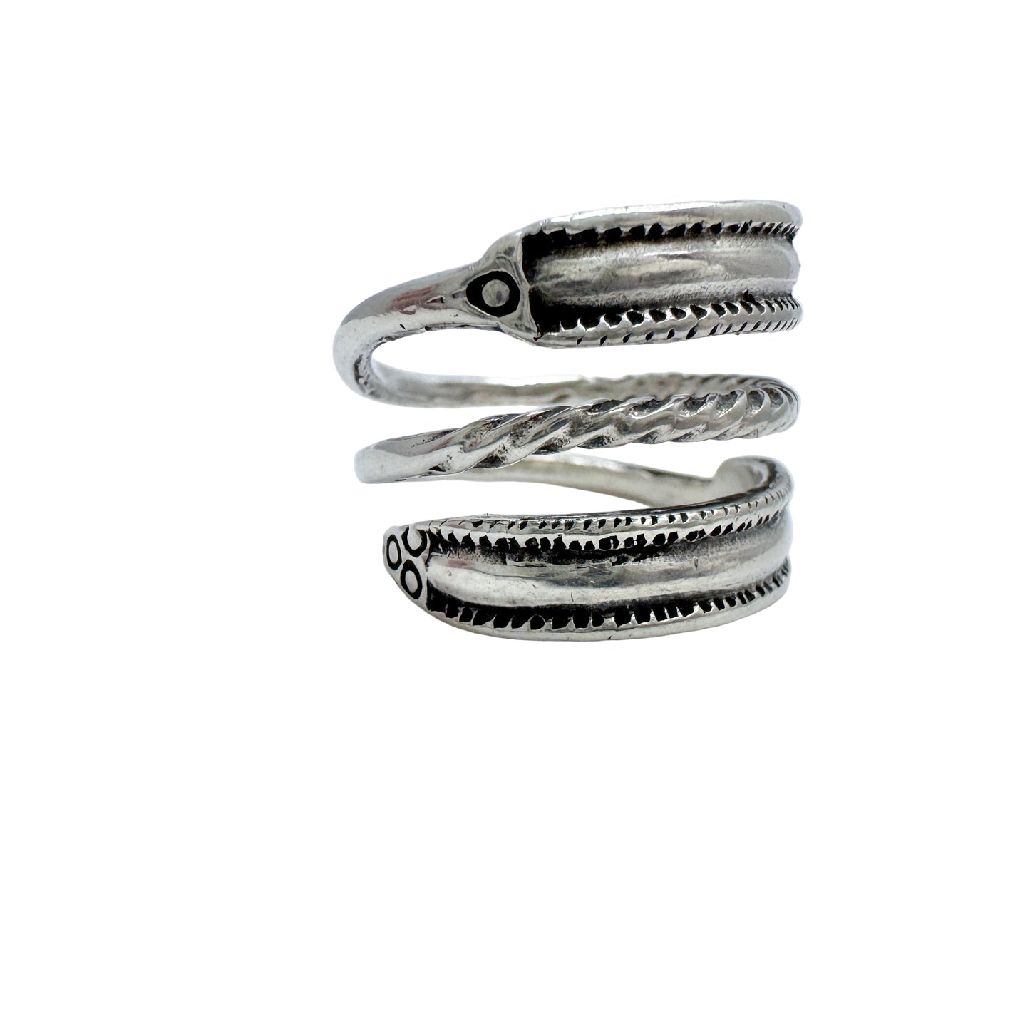 Bengt Hallberg, Sweden. Vintage Sterling Silver Viking Copy Ring.