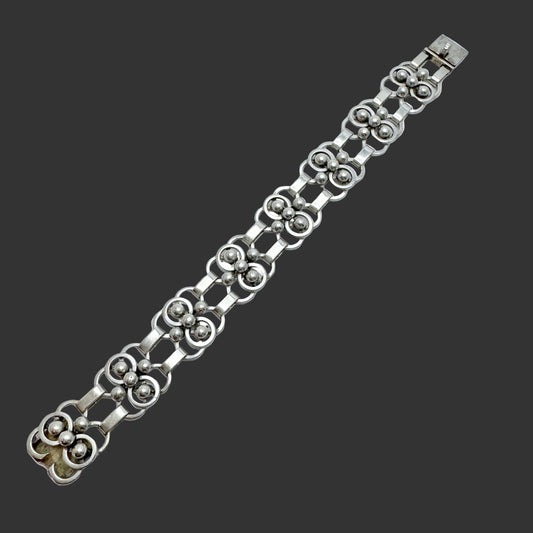Hermann Ole Jacobsen, Denmark ca 1950. Vintage Sterling Silver Bracelet.