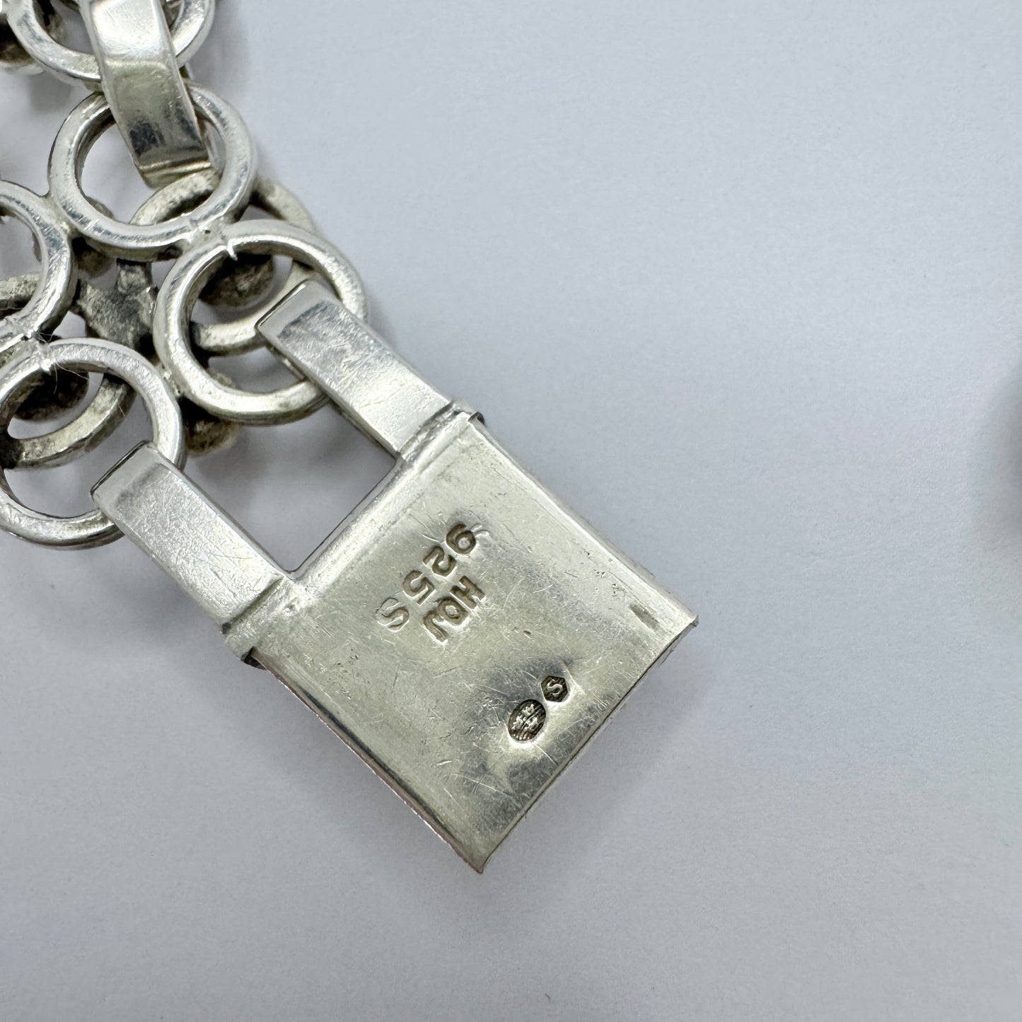 Hermann Ole Jacobsen, Denmark ca 1950. Vintage Sterling Silver Bracelet.