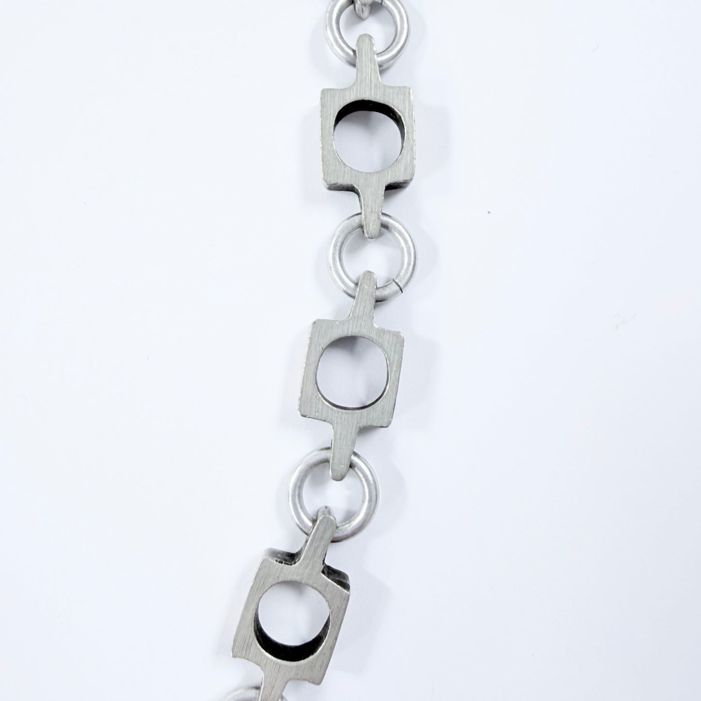 Rune Carlsson, Sweden. Vintage Modernist Pewter Necklace.