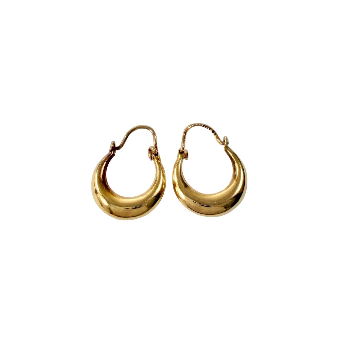 Hedberg, Sweden 1974. Vintage 18k Gold Earrings.