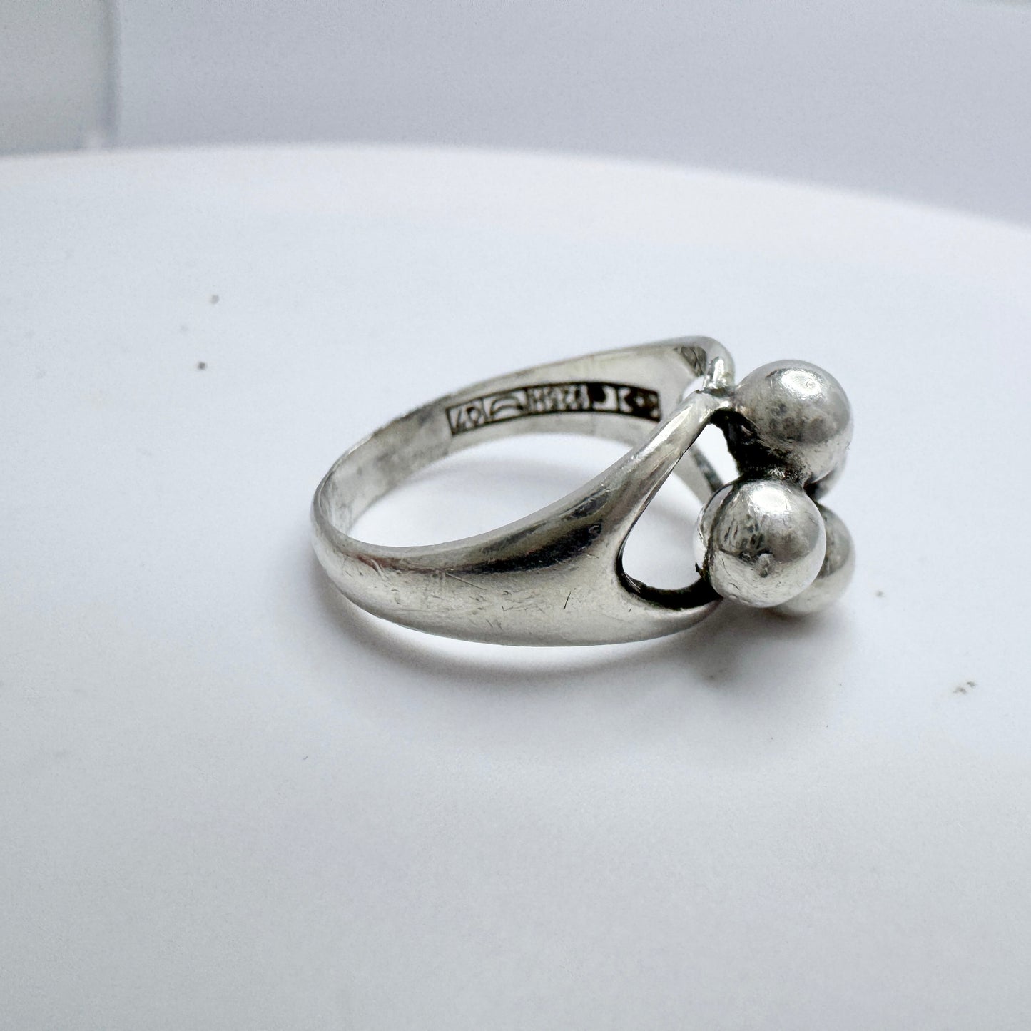 Erik Granit, Finland 1969. Vintage Sterling Silver Ring