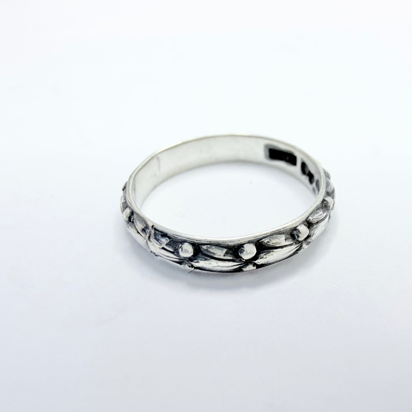 Ekström & Blohm, Sweden 1935. Vintage Solid Silver Band Ring