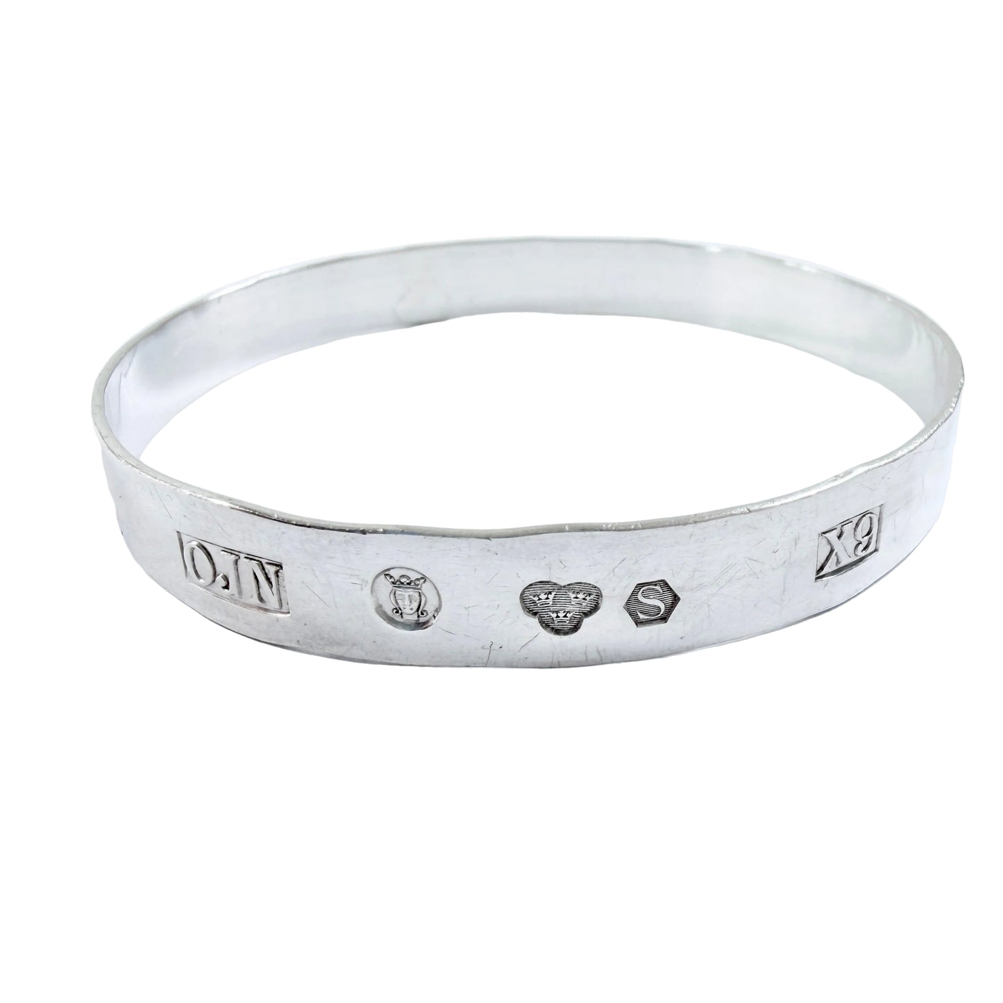 Owe Johansson, Sweden 1972. Vintage Sterling Silver Bangle Bracelet