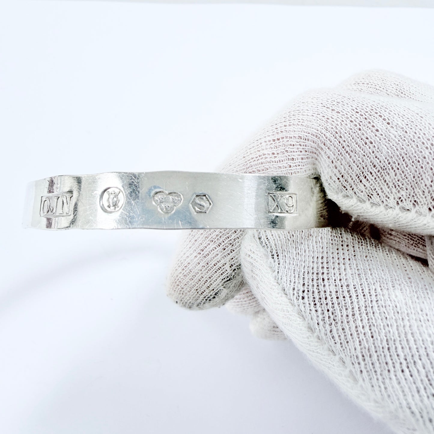 Owe Johansson, Sweden 1972. Vintage Sterling Silver Bangle Bracelet
