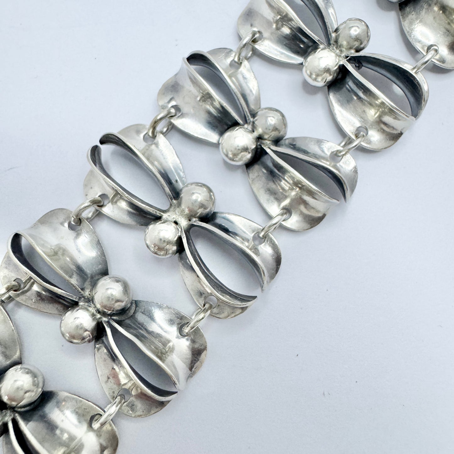 Raag & Pärno, Sweden 1954. Vintage Sterling Silver Bracelet.