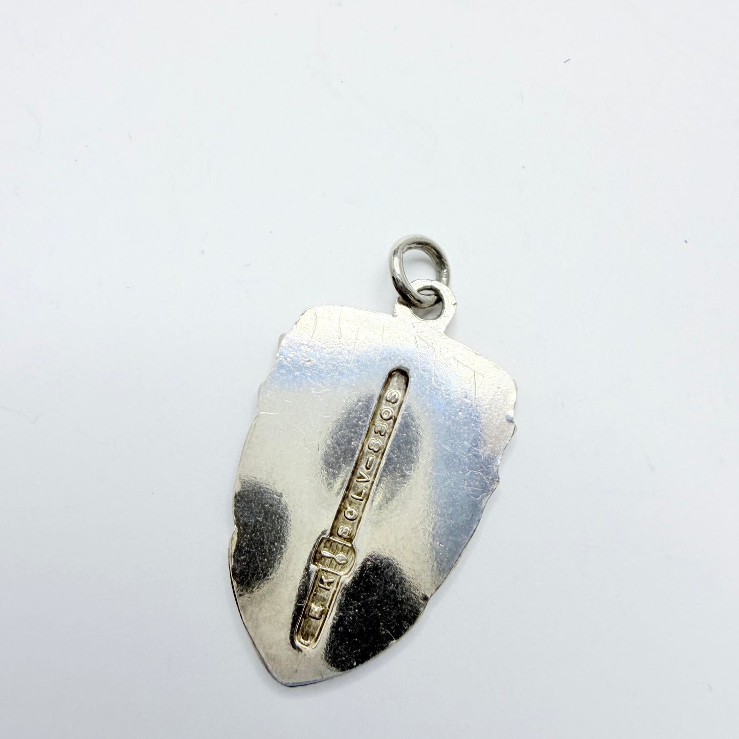 Norway. Vintage Sterling SIlver Thor Heyerdahl's Kon-Tiki Tribal Mask Pendant.