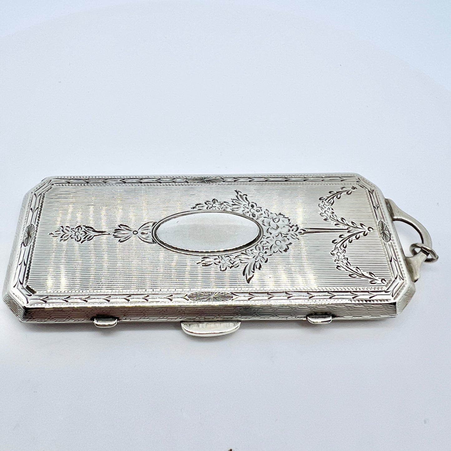 R. BLACKINTON & CO, early 1900s. Sterling Silver Locket Pendant. Possibly retailed by Selfridges & Co.