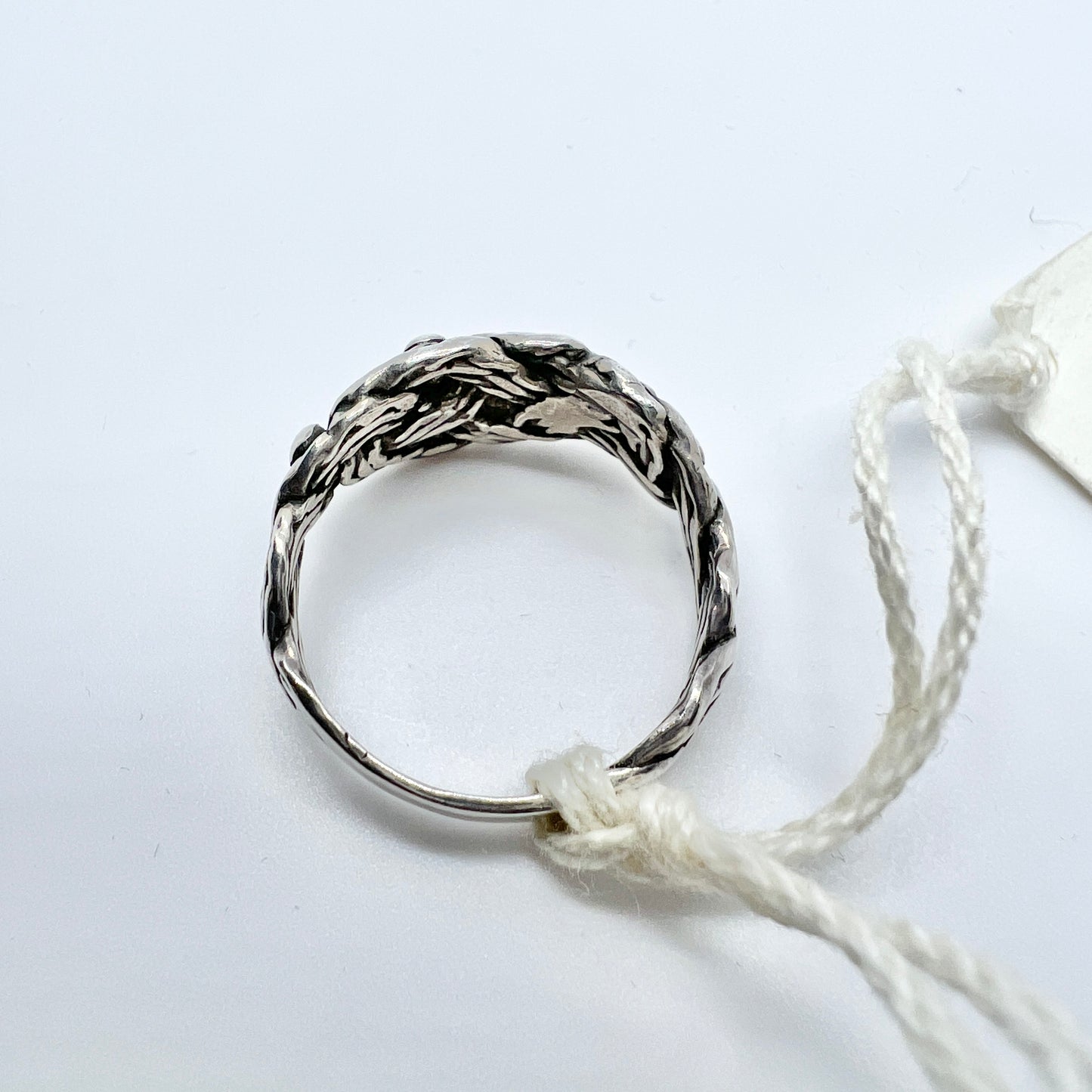 Bengt Hallberg, Sweden 1990s. Vintage Viking Copy Sterling Silver Ring.