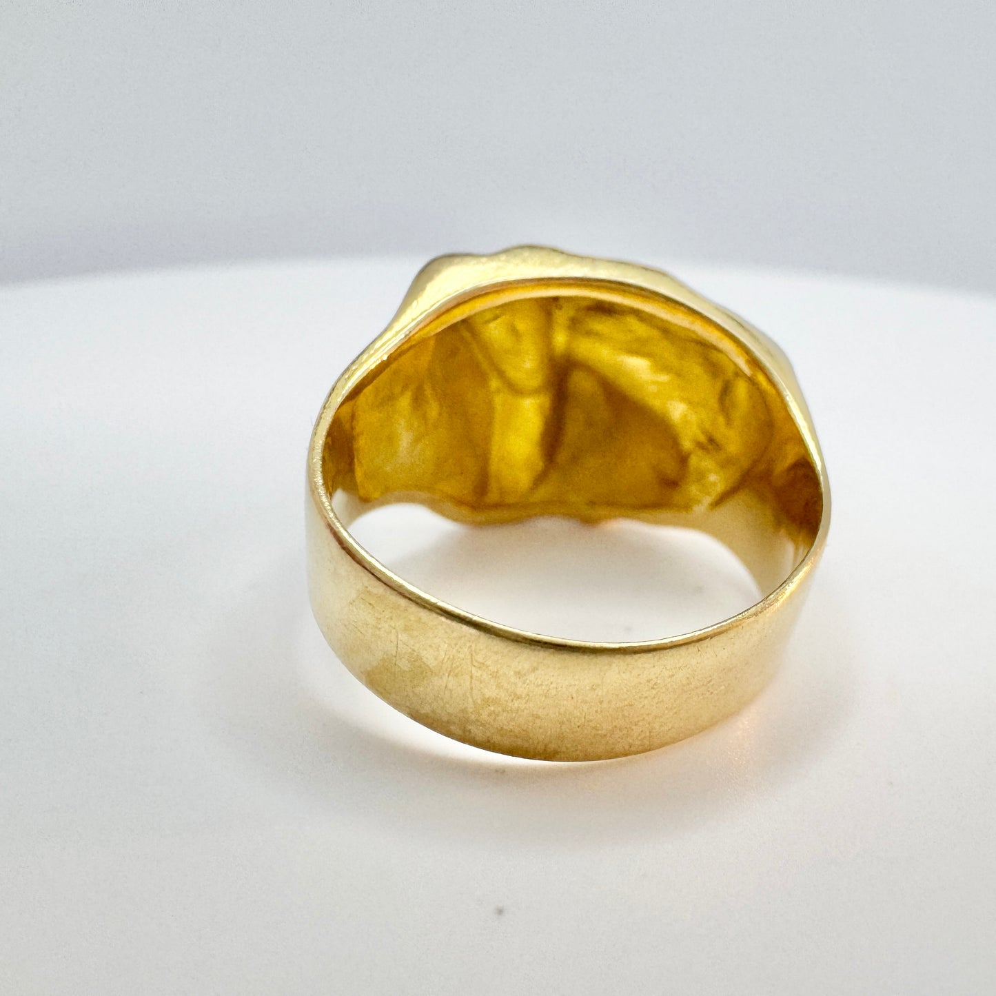 Björn Weckström for Lapponia, Finland. Vintage 18k Gold Ring. Design: Samurai