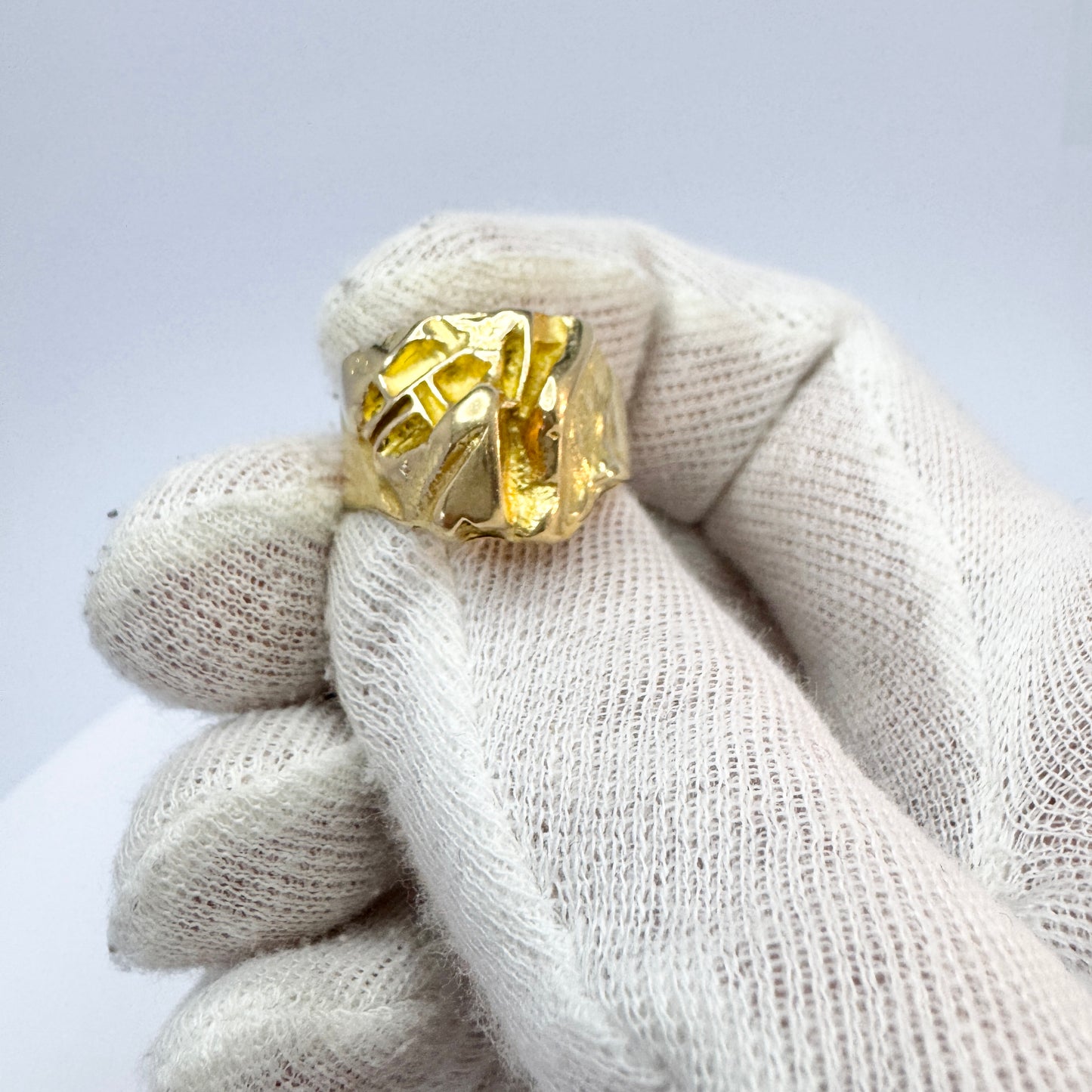 Björn Weckström for Lapponia, Finland. Vintage 18k Gold Ring. Design: Samurai
