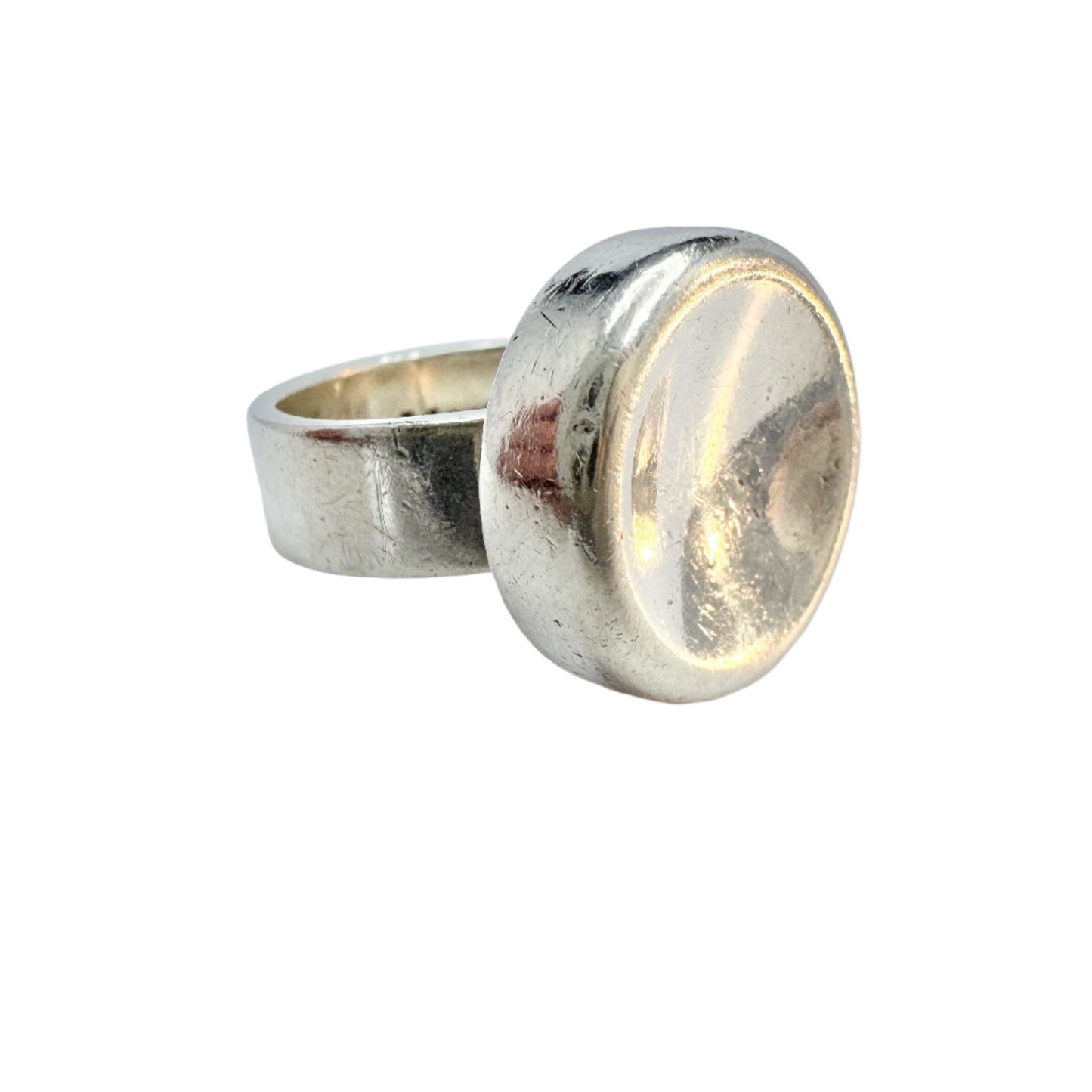 Karl Ingvar Johansson, Gothenburg Sweden 1971. Vintage Sterling Silver Ring. Signed.