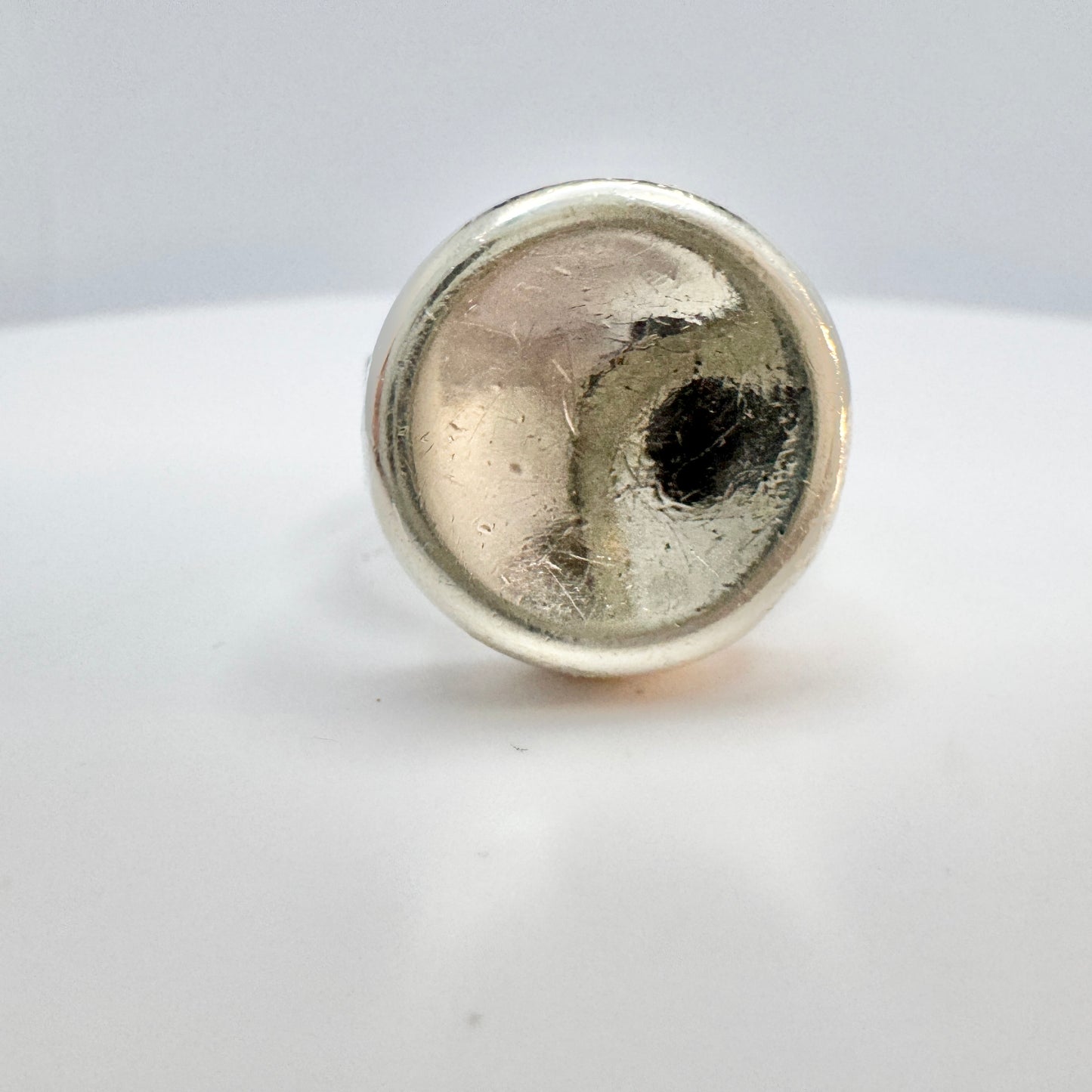 Karl Ingvar Johansson, Gothenburg Sweden 1971. Vintage Sterling Silver Ring. Signed.