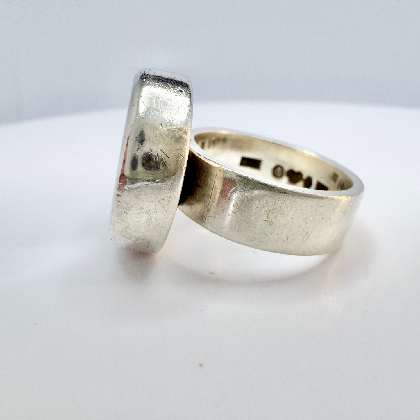 Karl Ingvar Johansson, Gothenburg Sweden 1971. Vintage Sterling Silver Ring. Signed.