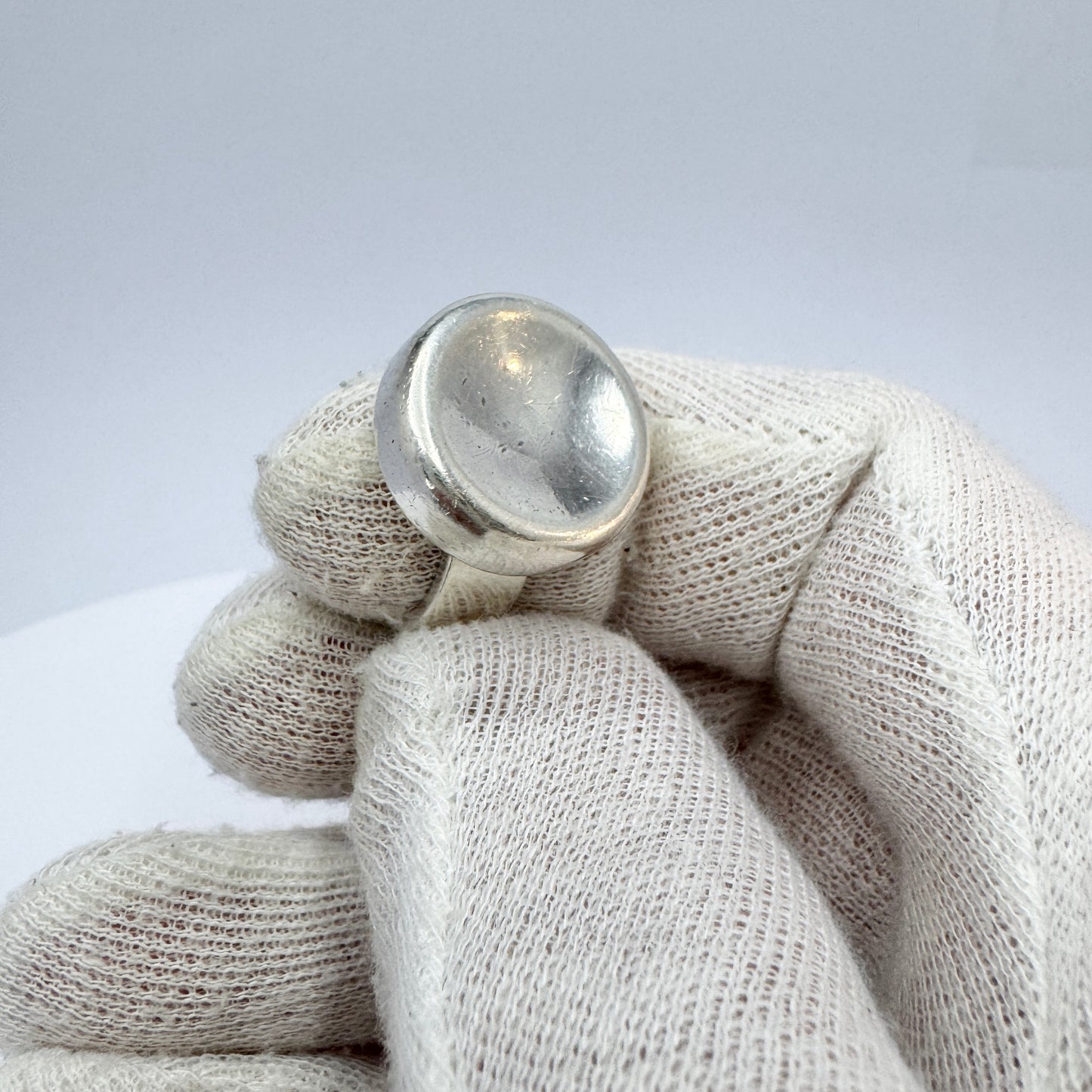 Karl Ingvar Johansson, Gothenburg Sweden 1971. Vintage Sterling Silver Ring. Signed.