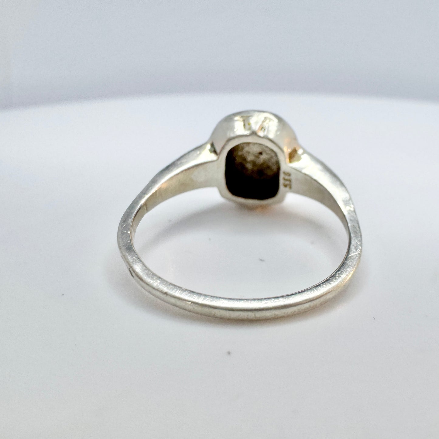 Vintage 1930-40s. Sterling 935 Silver Signet Ring. RA