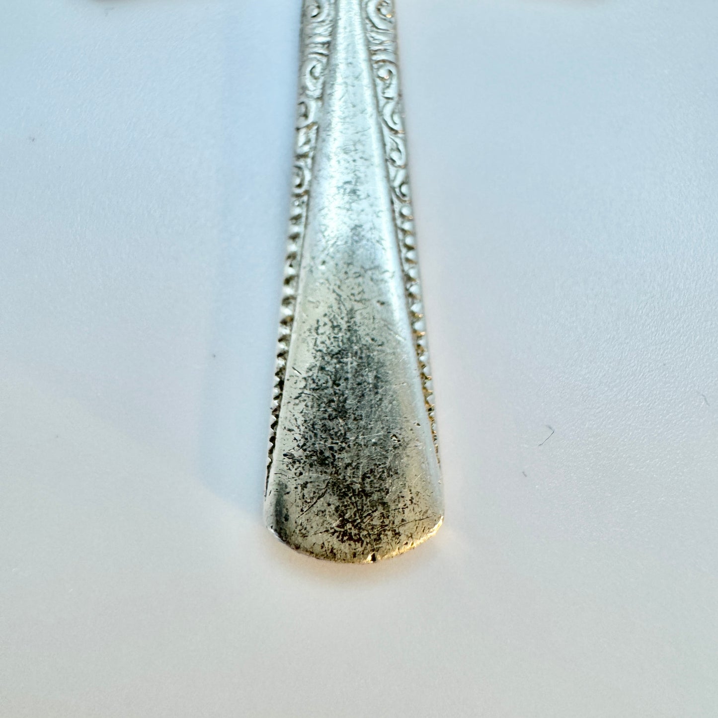 Svedboms, Sweden 1946. Vintage Solid Silver Cross Pendant.