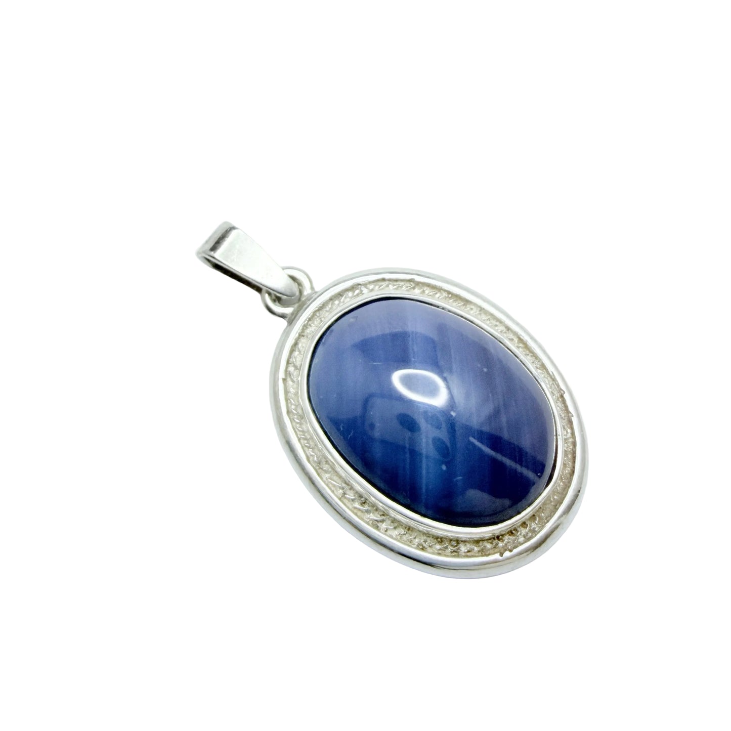 O Nordström, Sweden. Vintage Sterling Silver Bergslagen-stone Pendant