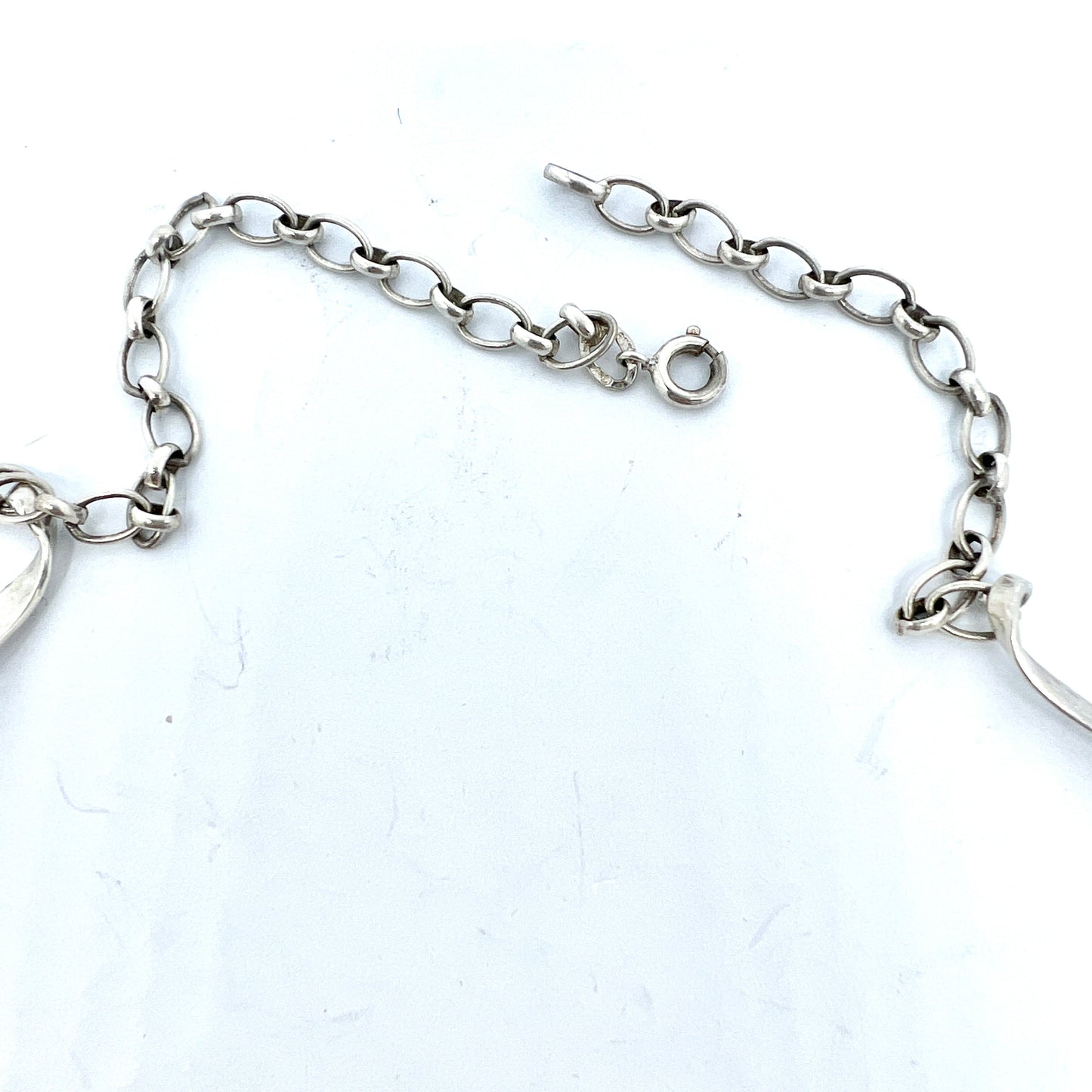 Andreas Daub, Germany 1960-70s Vintage 835 Silver Necklace.