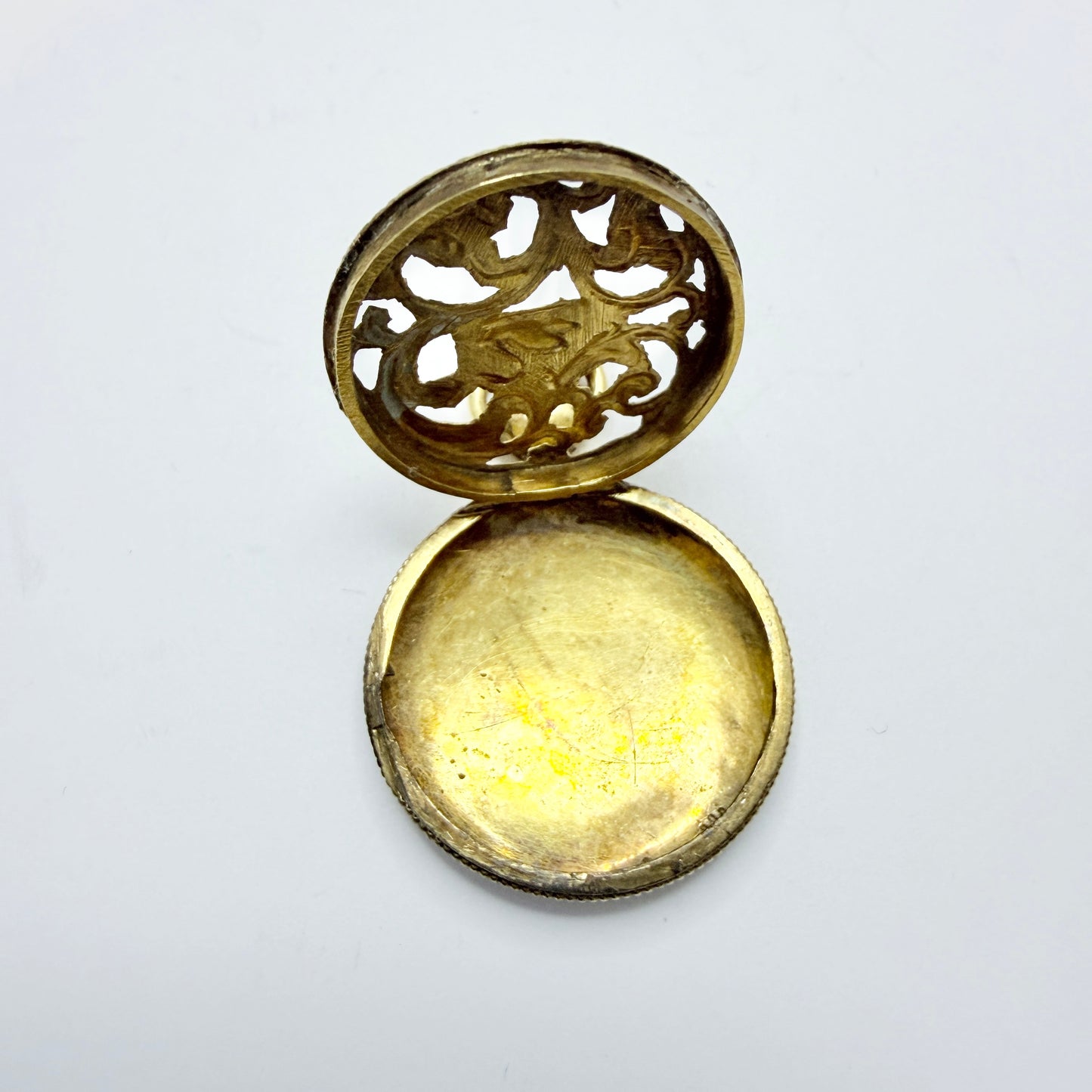 Antique Victorian Vinaigrette Locket Pendant.