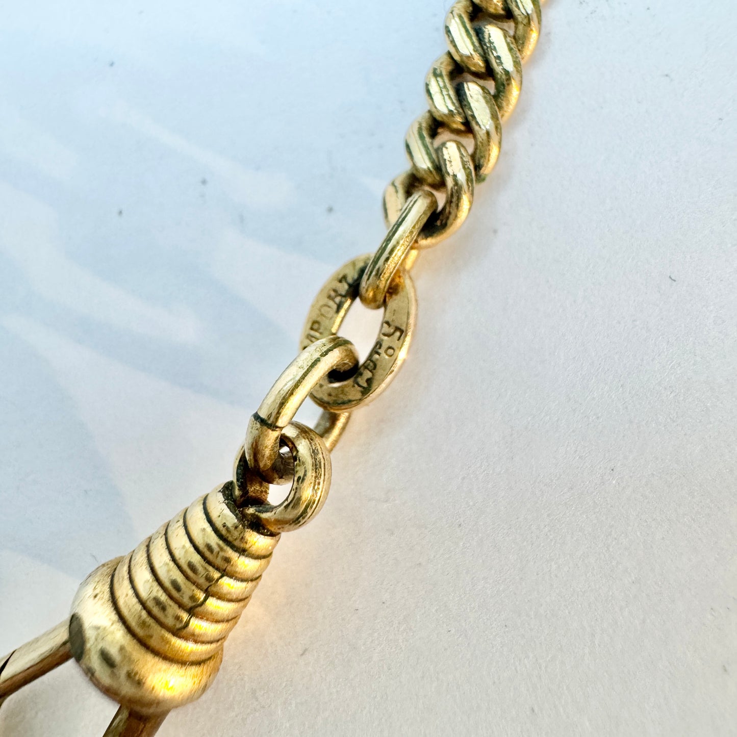 Friedrich Speidel, Germany. Early 1900s. Doublé Watch Chain.