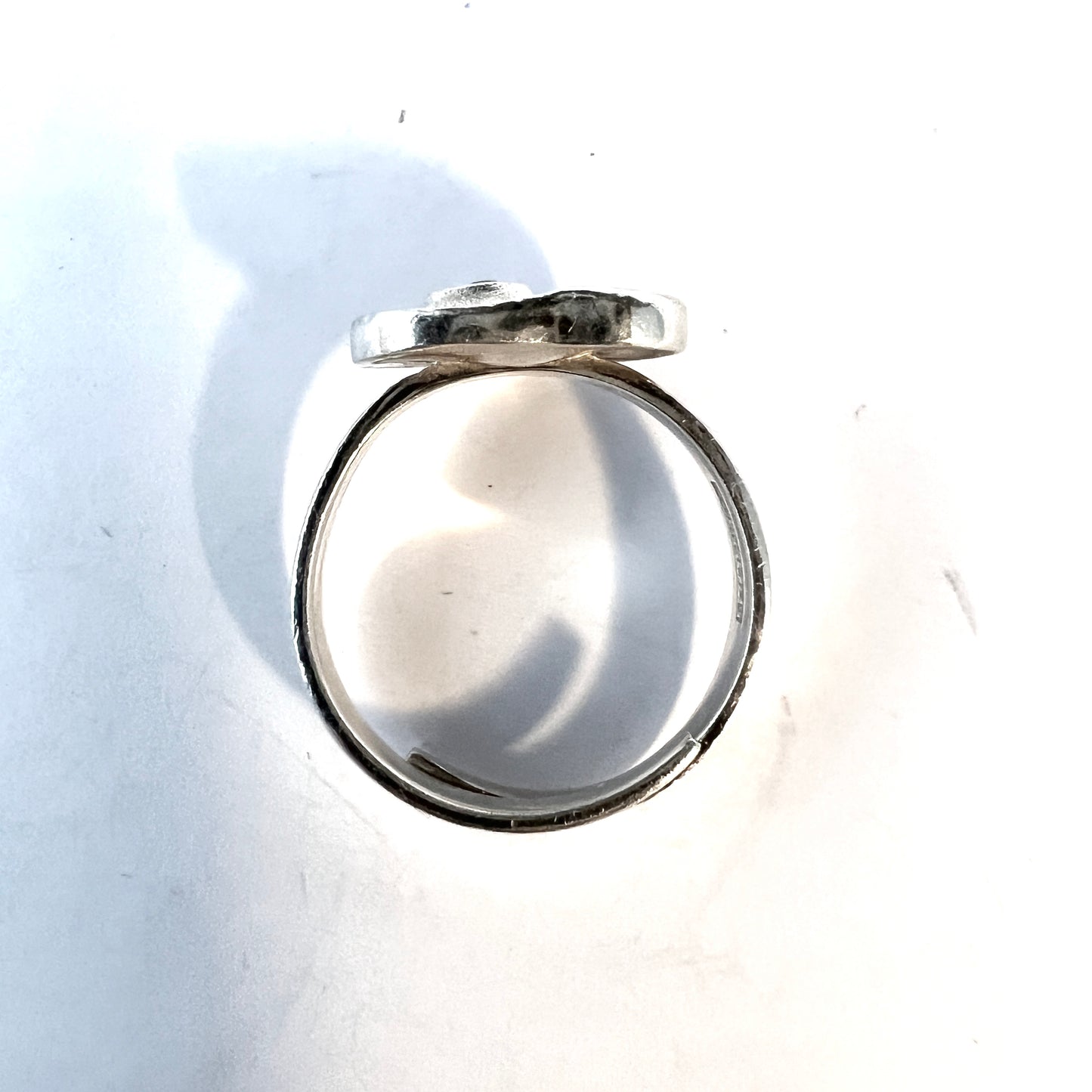 FinnFeelings, Finland 1999. Vintage Sterling Silver CZ Eye of the Soul Ring.