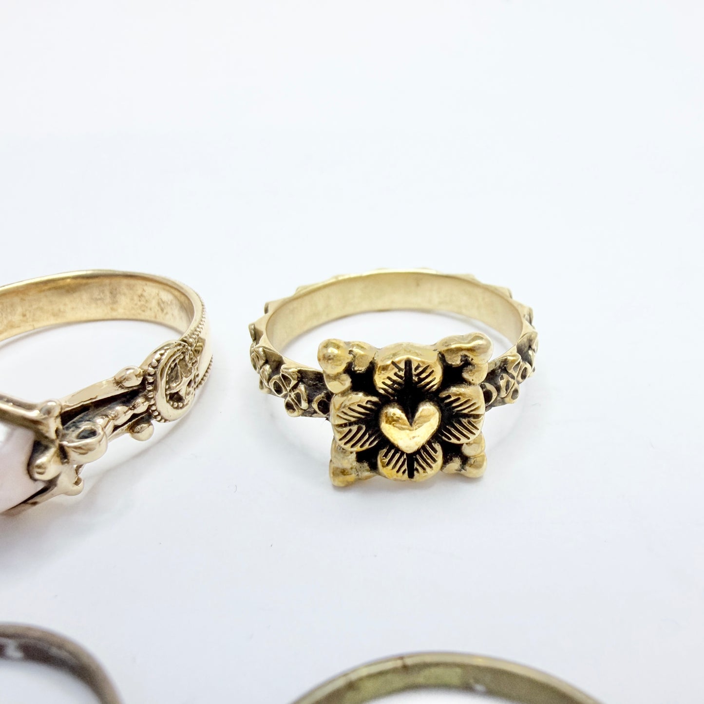 Vintage Bronze Viking / the Middle Ages Copy Rings. Job-lot.