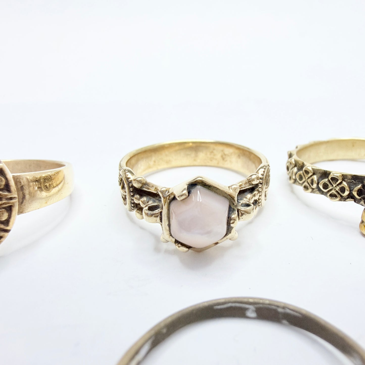 Vintage Bronze Viking / the Middle Ages Copy Rings. Job-lot.