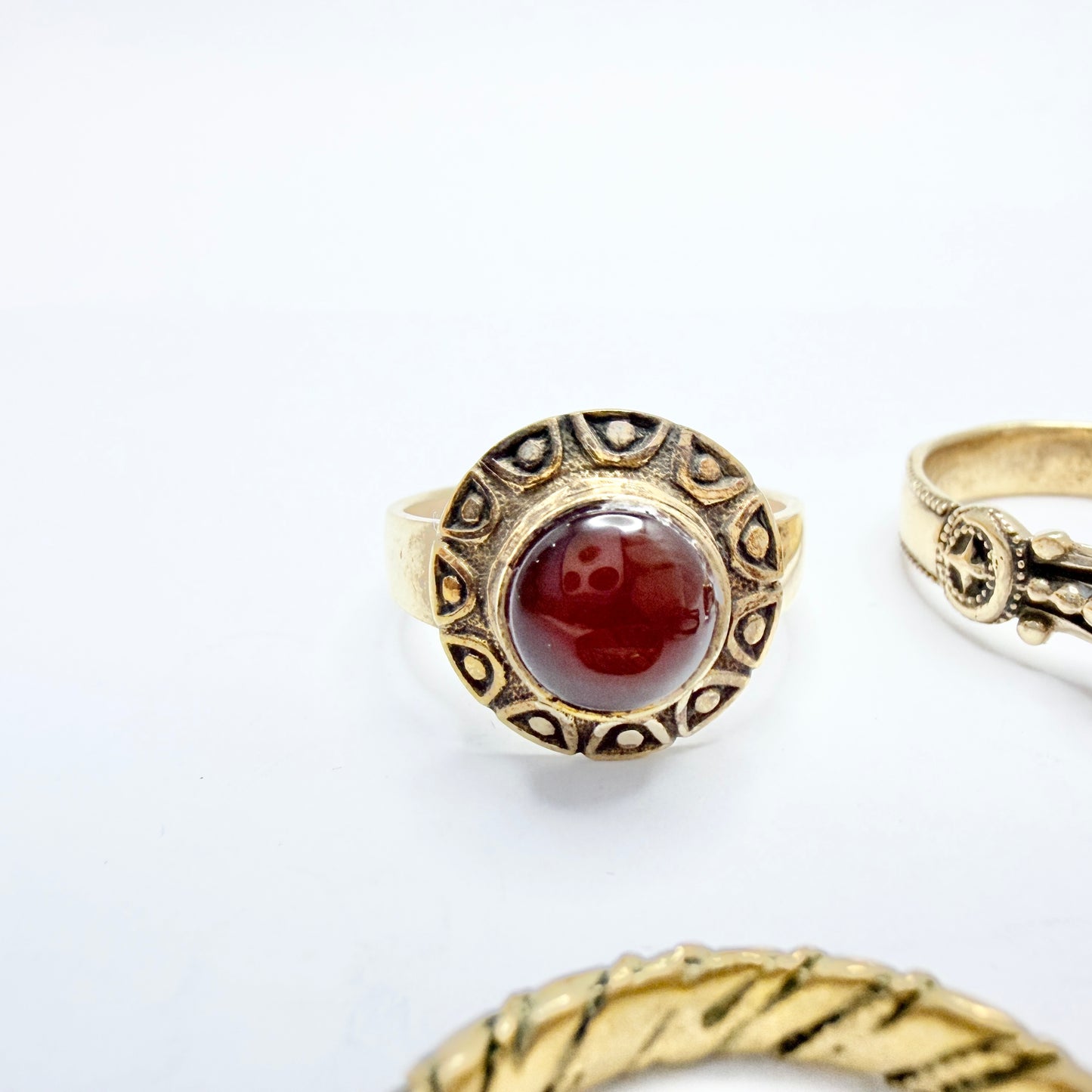 Vintage Bronze Viking / the Middle Ages Copy Rings. Job-lot.