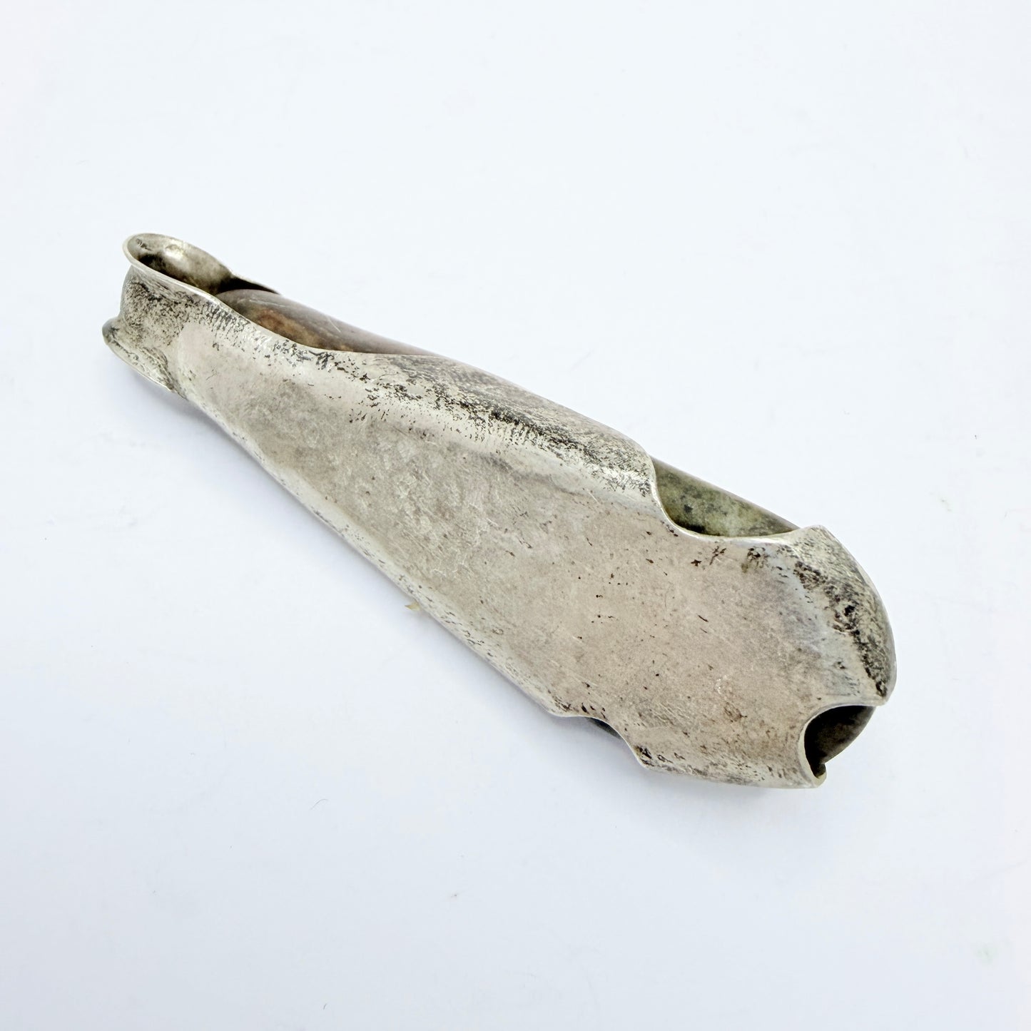 Chunky Vintage Solid Silver Hardstone Pendant.