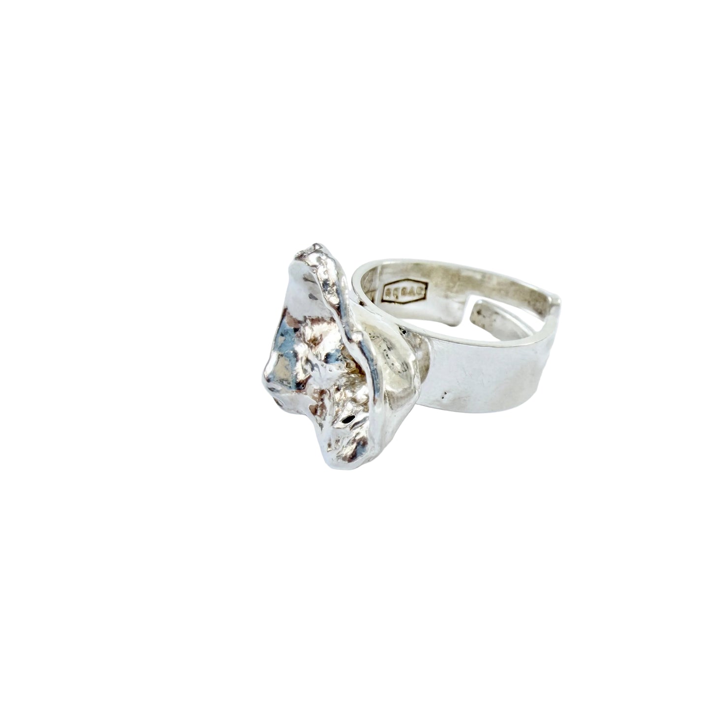 Swebe / SSA, Sweden 1971. Vintage Sterling Silver Ring.