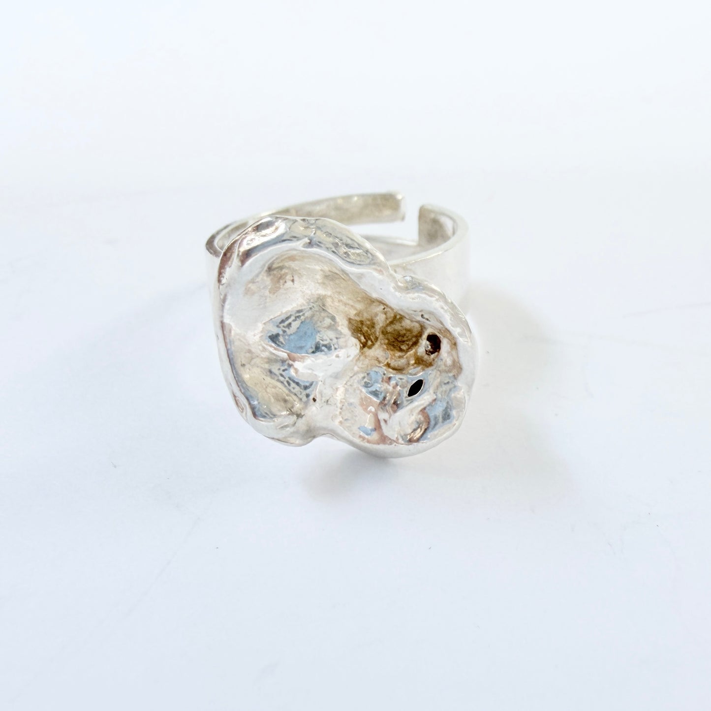 Swebe / SSA, Sweden 1971. Vintage Sterling Silver Ring.