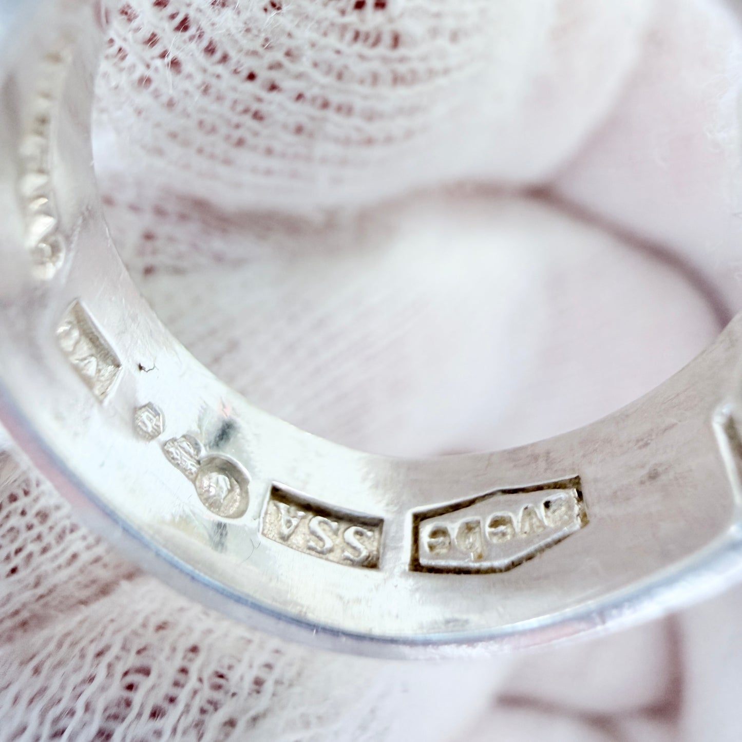 Swebe / SSA, Sweden 1971. Vintage Sterling Silver Ring.
