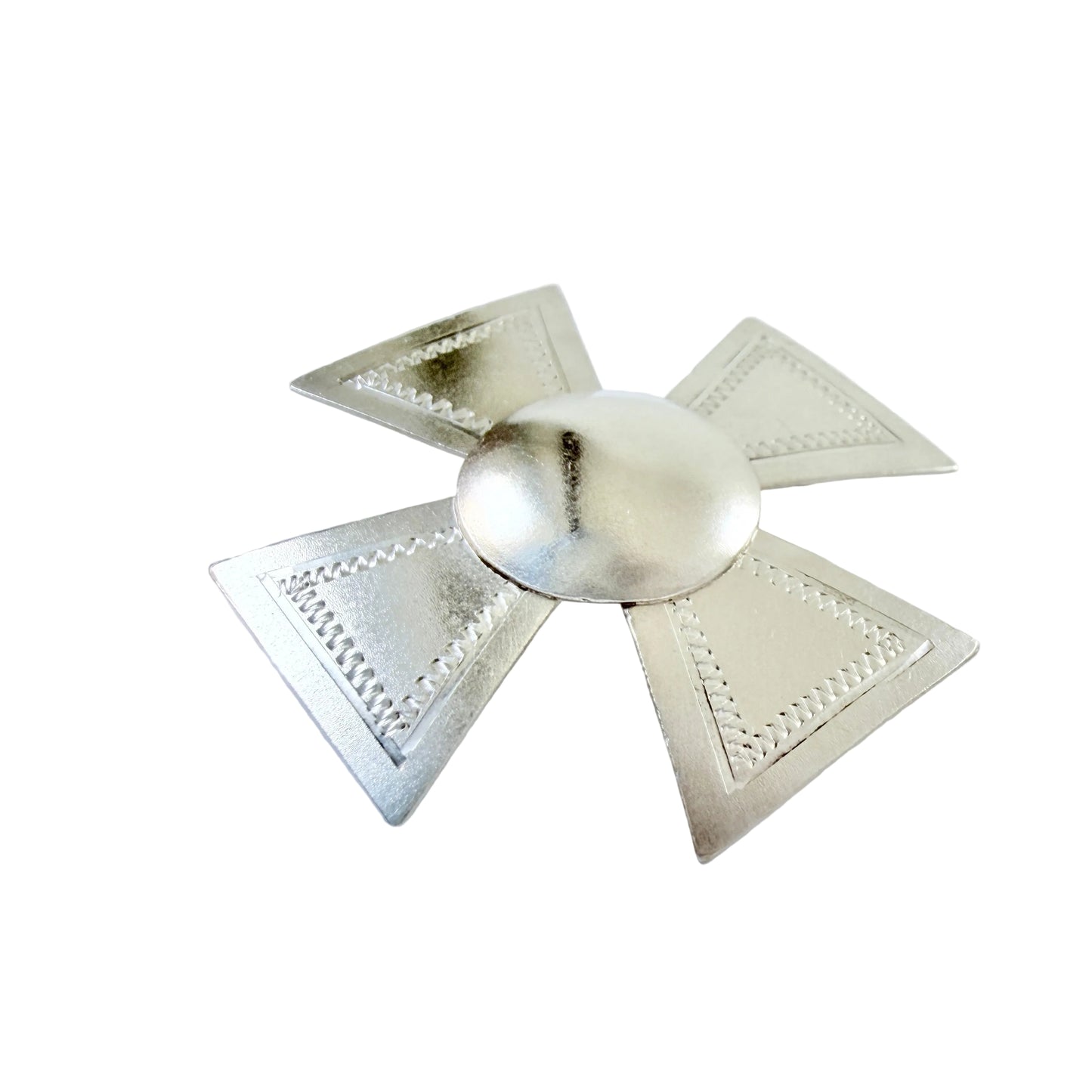 Bäckström, Sweden 1938. Vintage Solid Silver Nurse Badge Brooch.