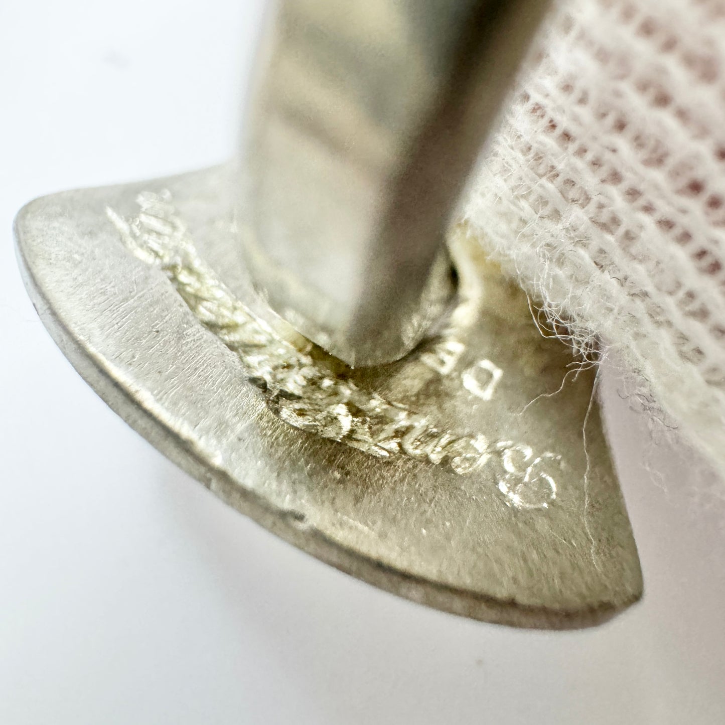 Bent Larsen, Denmark ca 1970s. Vintage Pewter Ring.