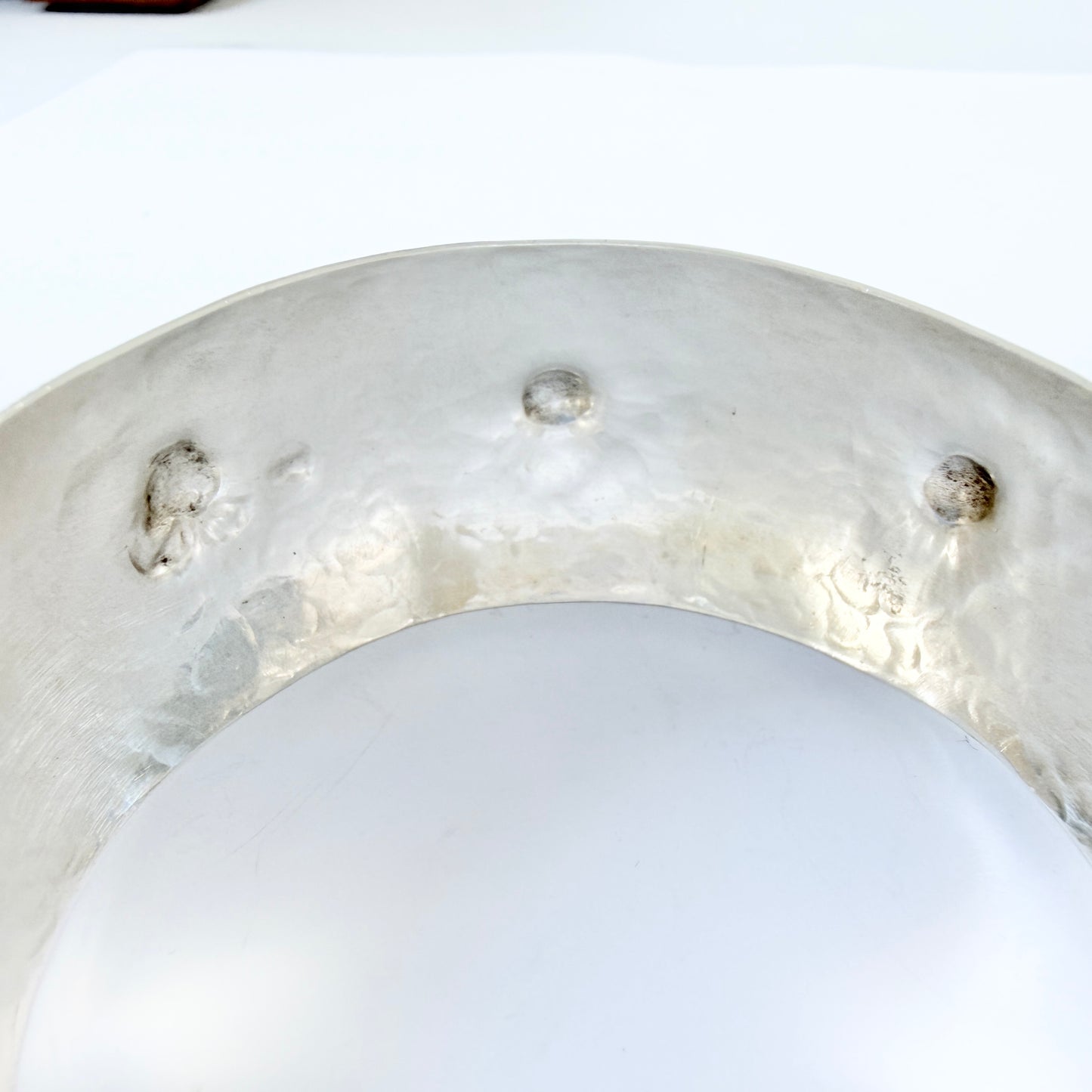 P. Kuhn for Svedboms, Sweden 1959. Vintage Mid-century Sterling Silver Cuff Bracelet. Signed.