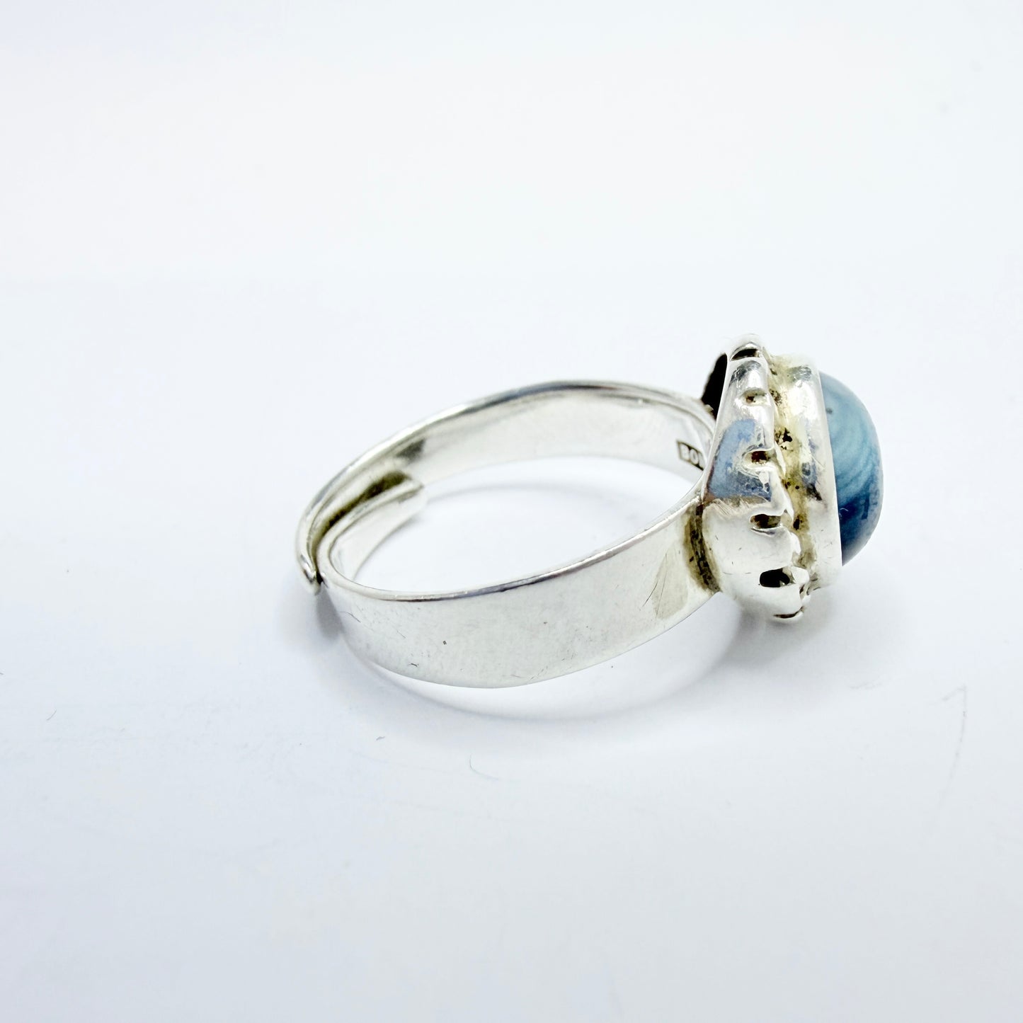 O Nordström, Sweden. Vintage Sterling Silver Bergslagen-stone Ring