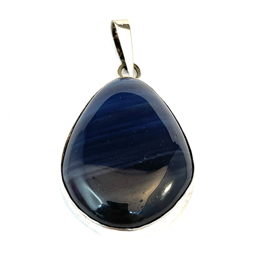 Nordström, Sweden 1975. Vintage Sterling Silver Bergslagen-stone Pendant.