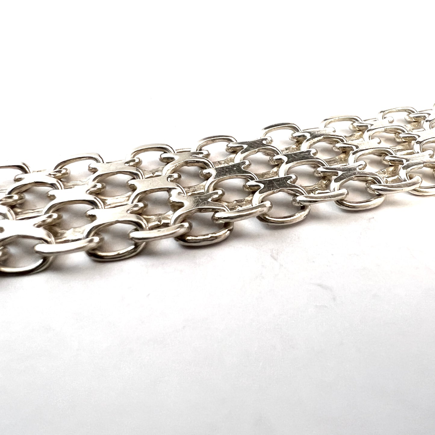 Svedboms, Sweden 1969. Vintage Sterling Silver Bracelet.