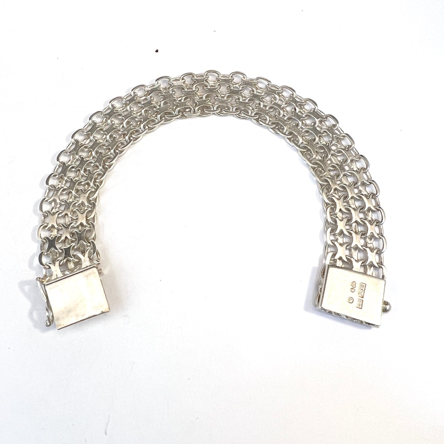 Svedboms, Sweden 1969. Vintage Sterling Silver Bracelet.