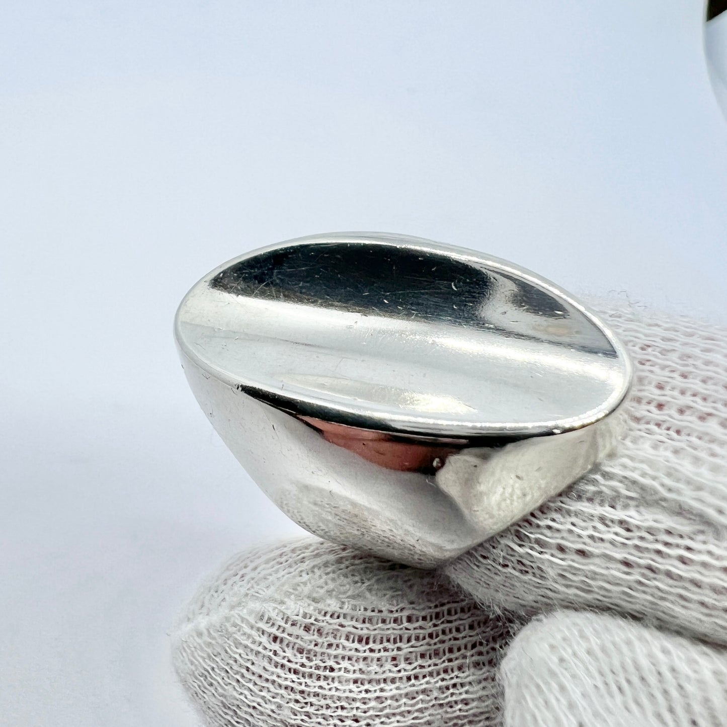 Christian Veilskov, Denmark 1960-70s Vintage Sterling Silver Ring.