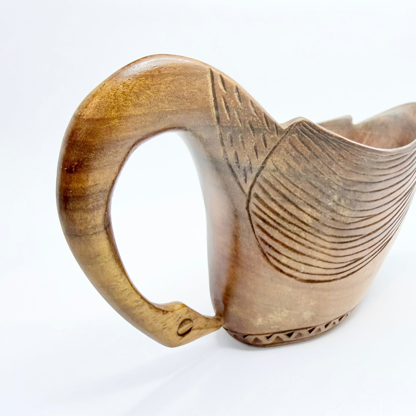 The Balkans. Vintage / Antique Wood Wedding Drinking-Cup.