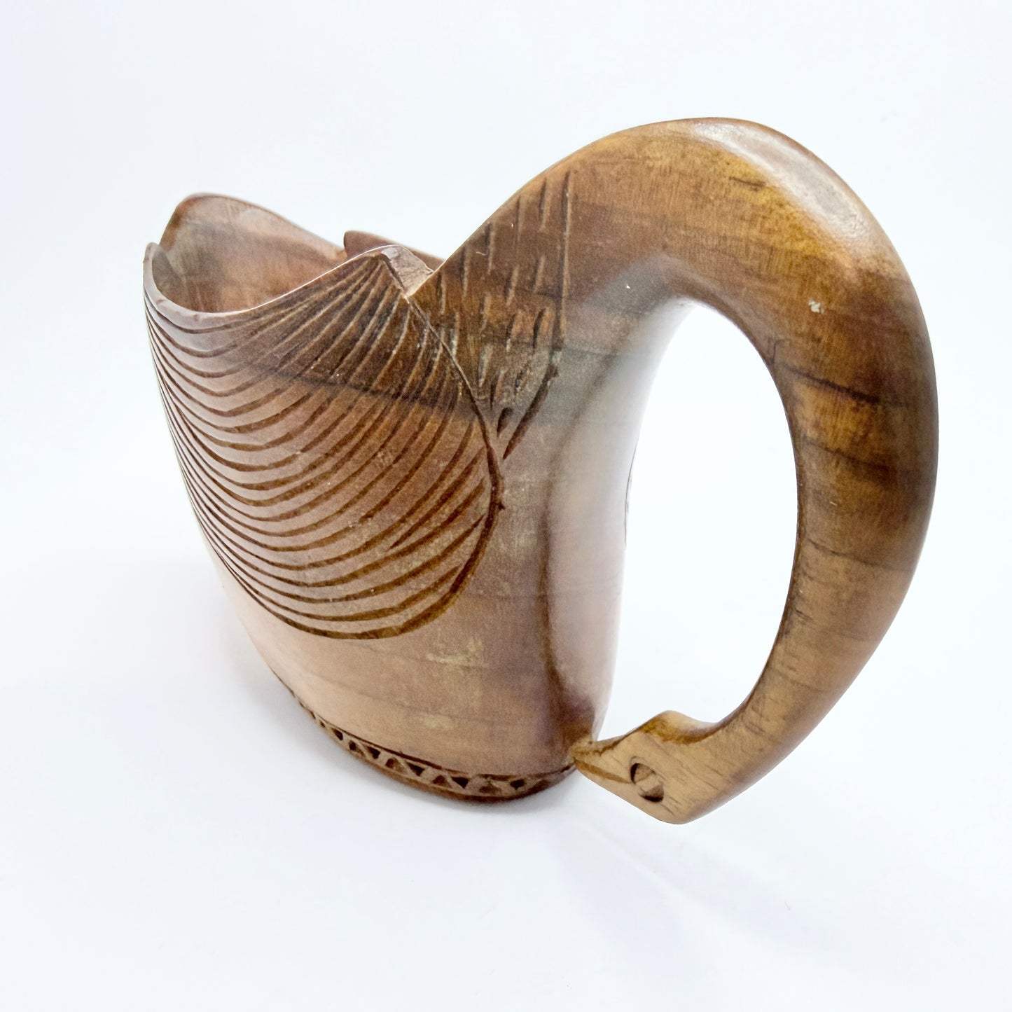 The Balkans. Vintage / Antique Wood Wedding Drinking-Cup.
