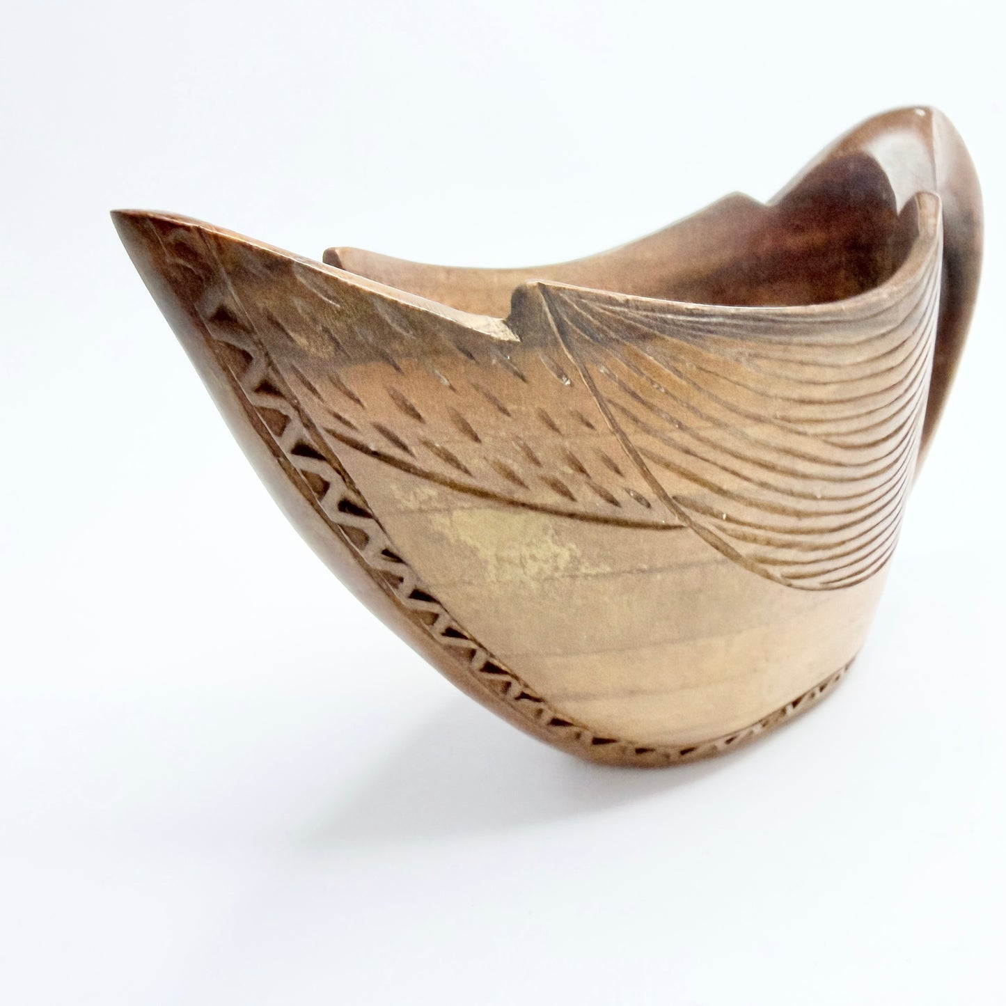 The Balkans. Vintage / Antique Wood Wedding Drinking-Cup.