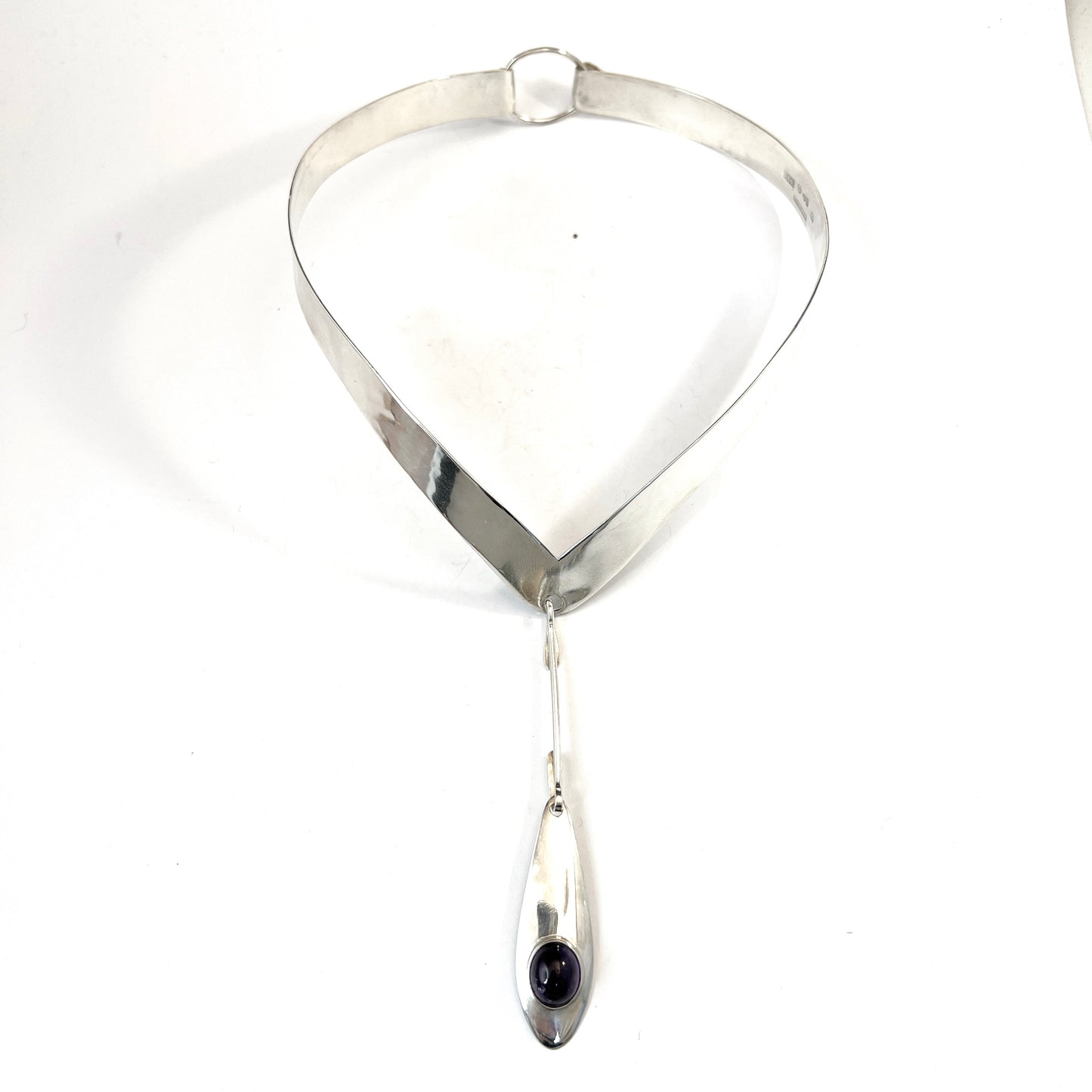 DalErik, Sweden 1956. Vintage Mid-century Modern Sterling Silver Necklace.