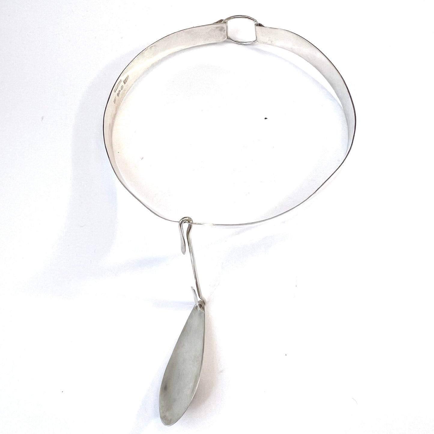 DalErik, Sweden 1956. Vintage Mid-century Modern Sterling Silver Necklace.